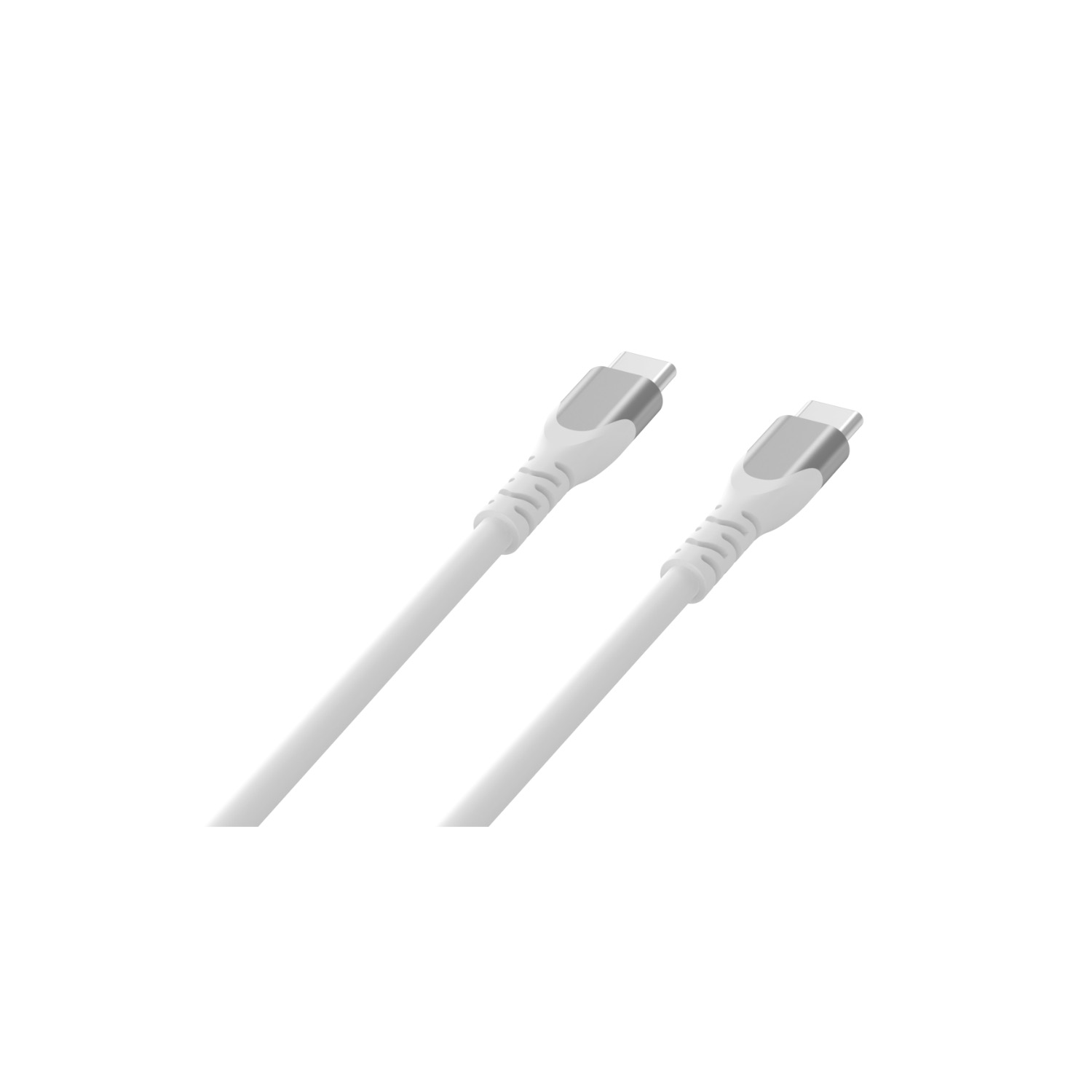 Snug Type-C To Type-C Silicone Cable - 1.2 Meter - White - Image 50