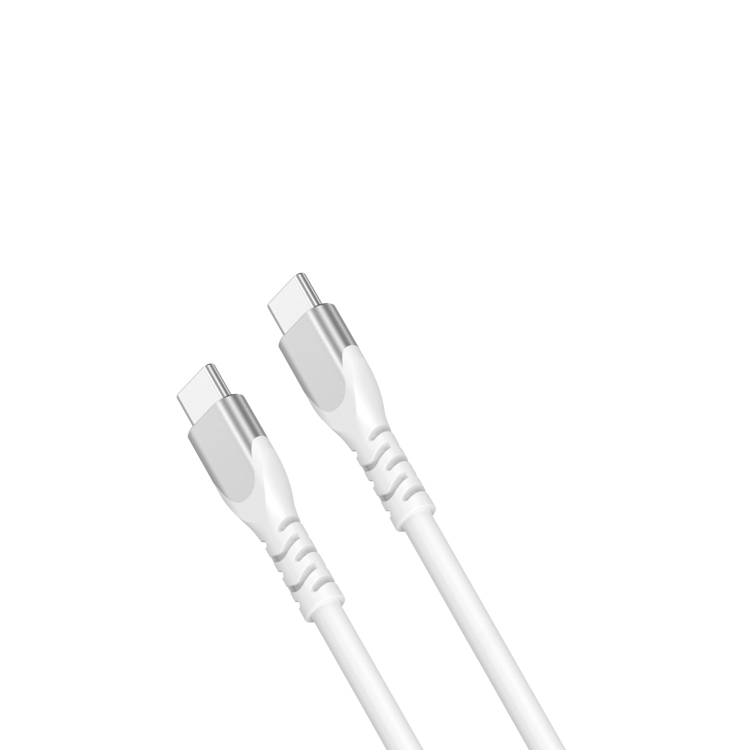 Snug Type-C To Type-C Silicone Cable - 1.2 Meter - White - Image 31
