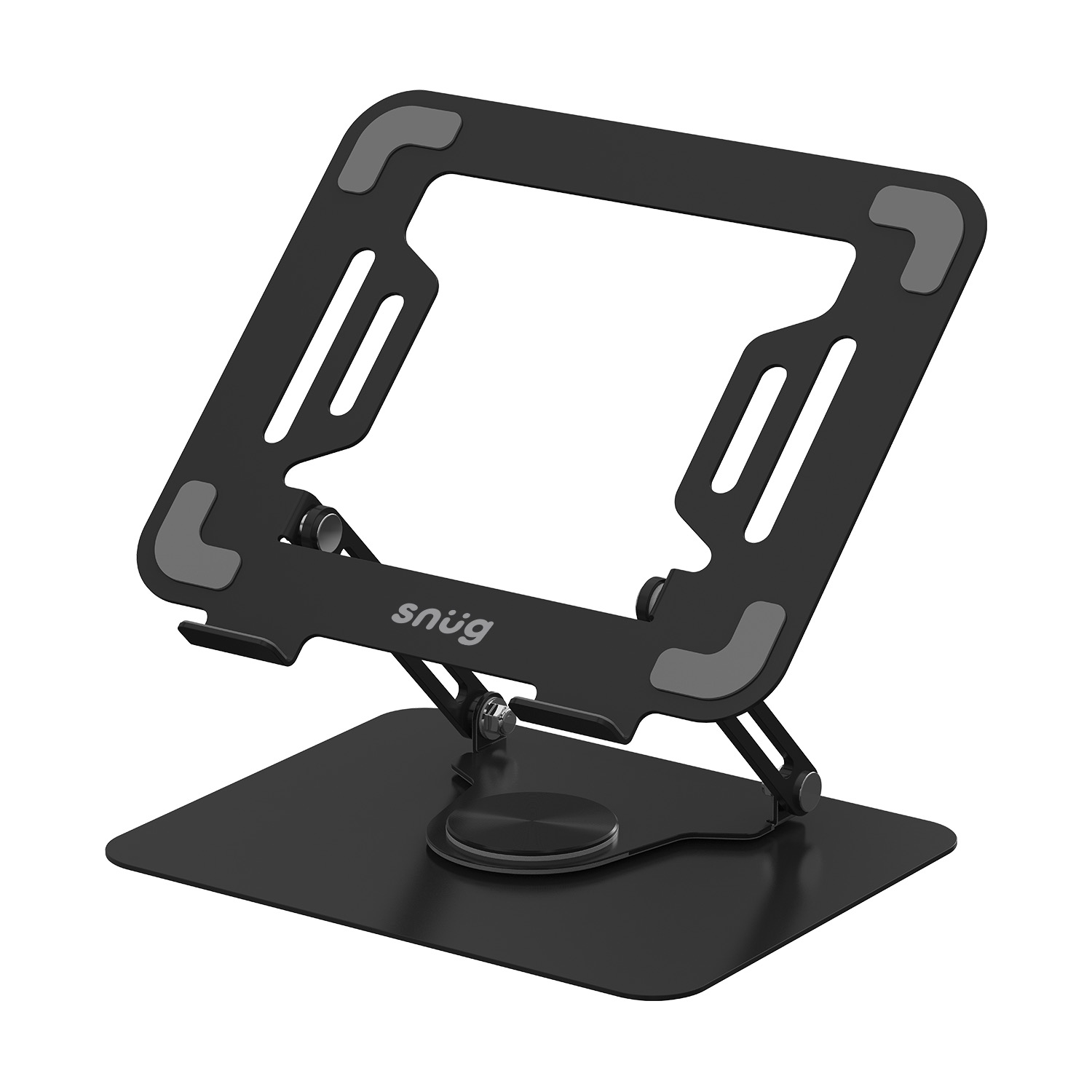 Snug Multi Angle Rotating Base Laptop Stand - Black - Image 89