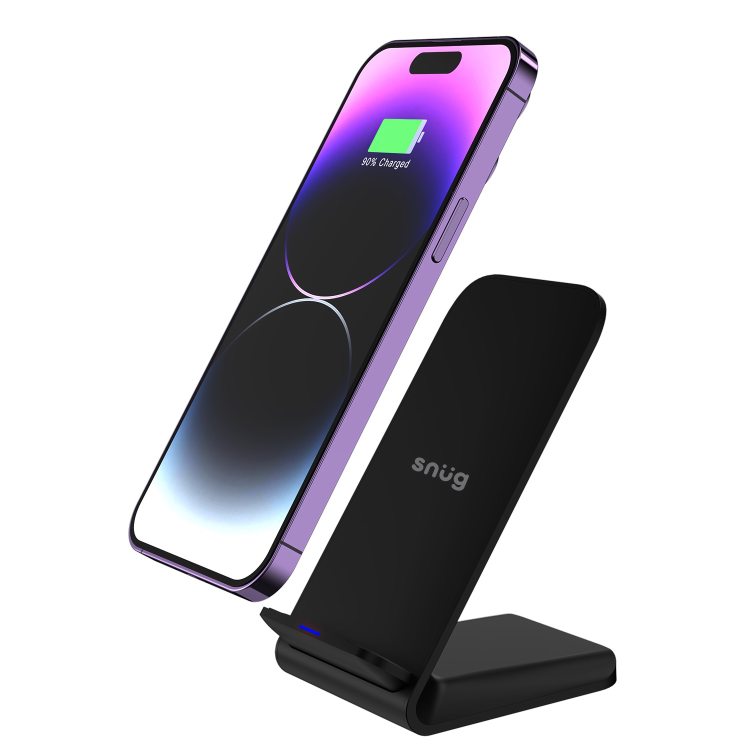 Snug Wireless Stand Charger 15w - Black - Image 62
