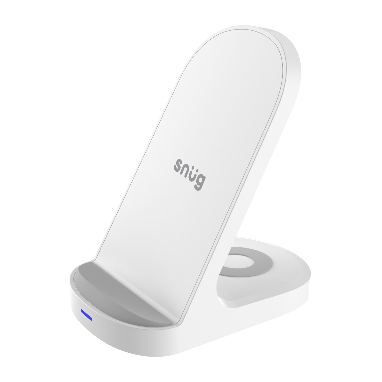 Snug Wireless 2-In-1 Stand Charger 15W - White - Image 67
