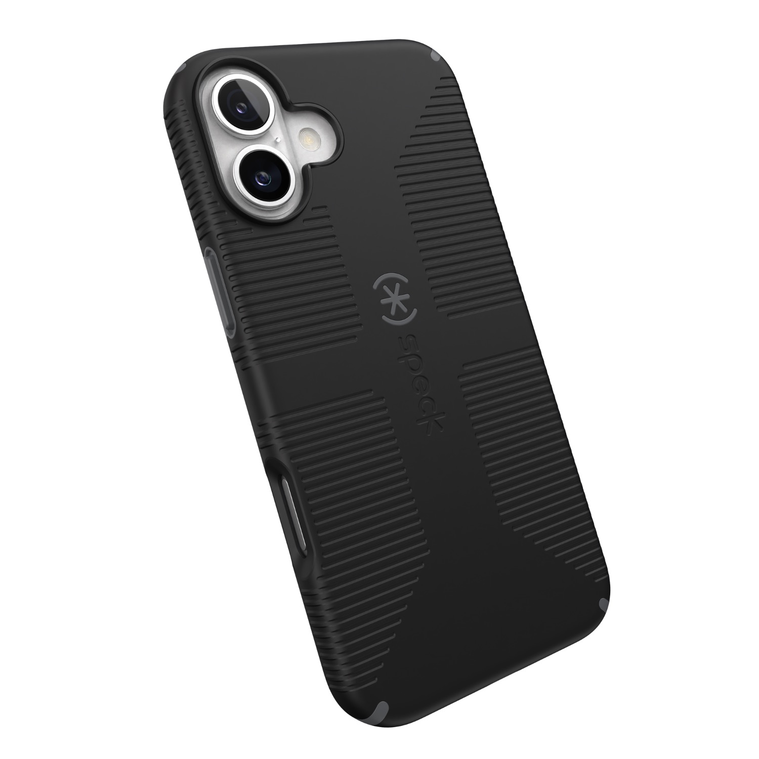Speck Candyshell Grip MagSafe Case - Apple iPhone 16 Plus - Black & Slate Grey - Image 44