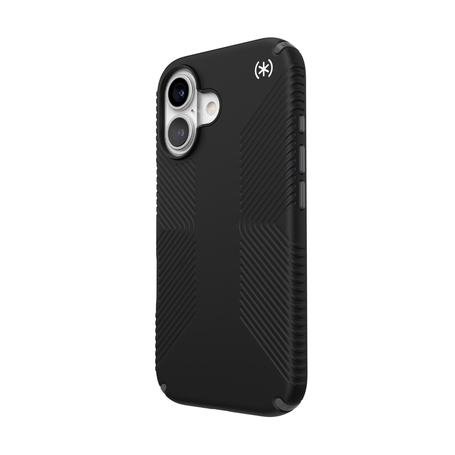 Speck Presidio2 Grip MagSafe Case - Apple iPhone 16 - Black & Slate Grey - Image 10