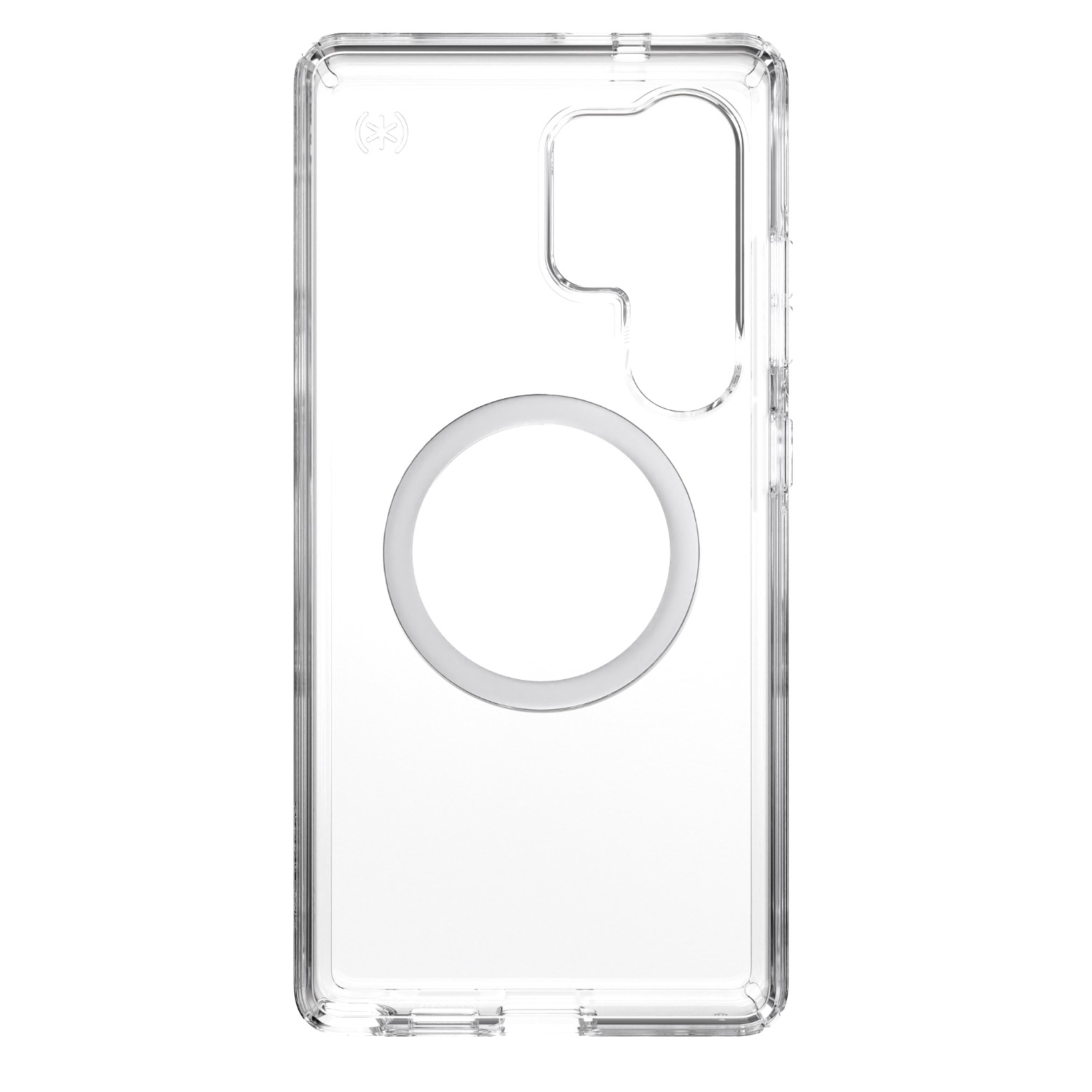 Speck Presidio Perfect Clear Magnet Case - Samsung Galaxy S25 Ultra - Clear & Chrome - Image 122