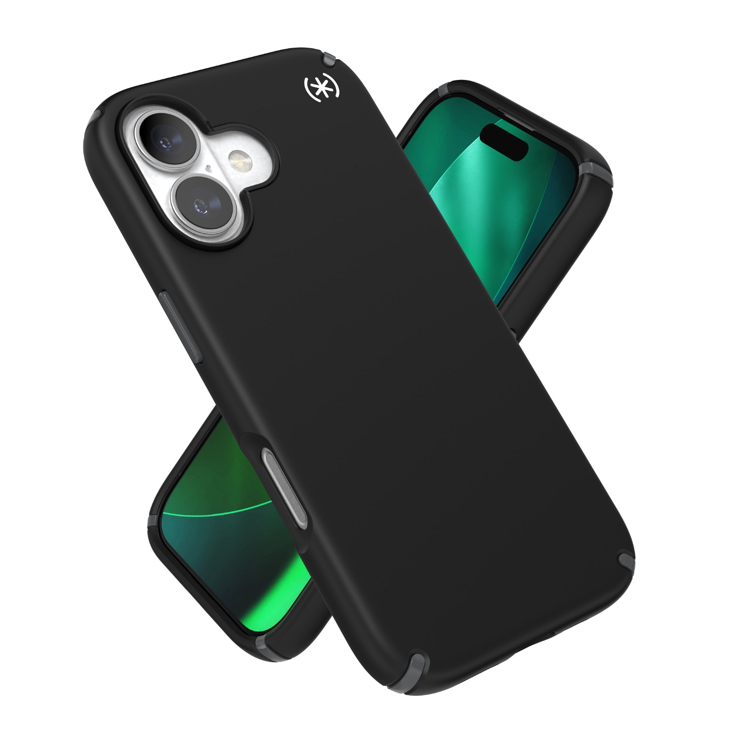 Speck Presidio2 Pro MagSafe Case - Apple iPhone 17 - Black & Slate Grey - Image 41