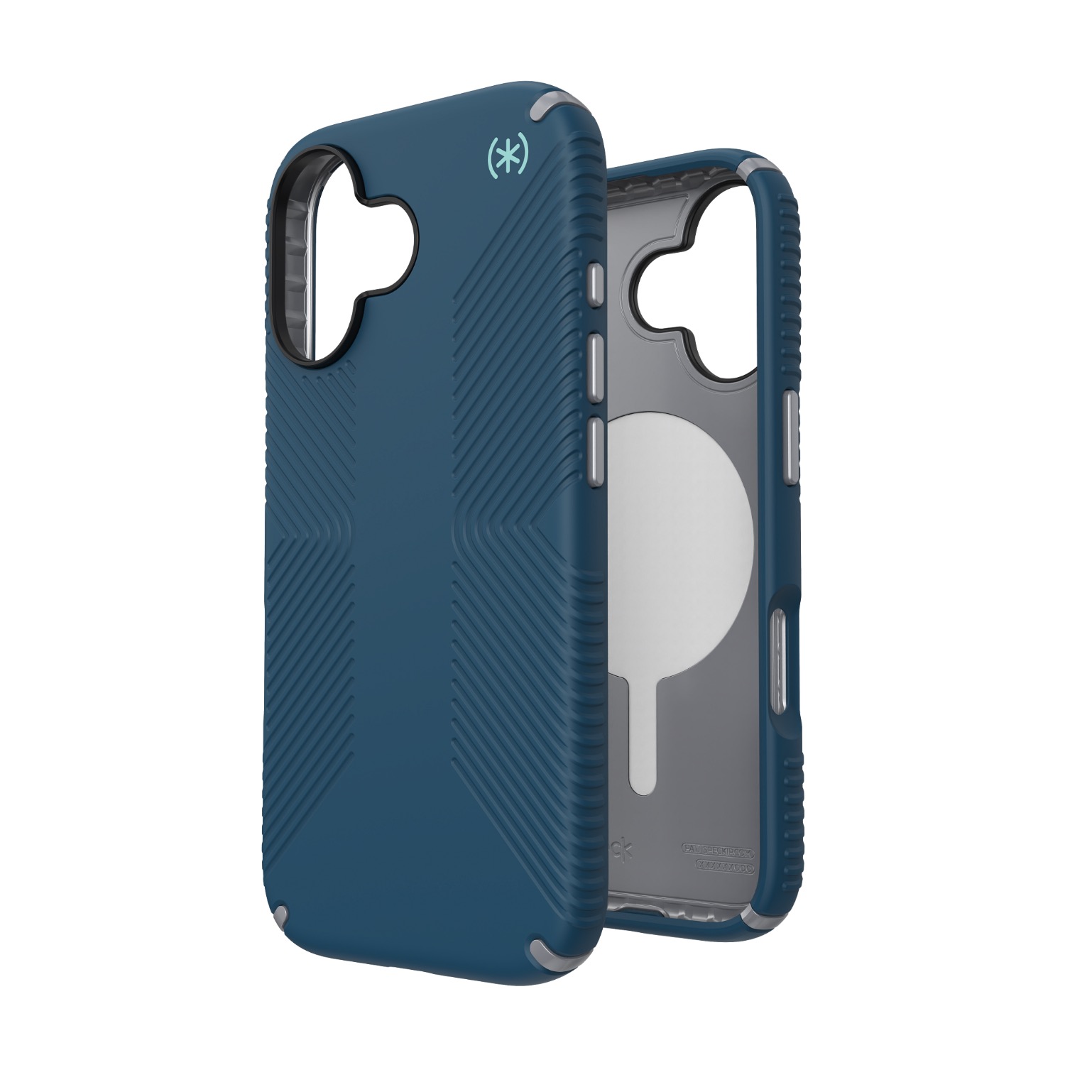 Speck Presidio2 Grip MagSafe Case - Apple iPhone 17 Pro Max - Blue & Silver - Image 14