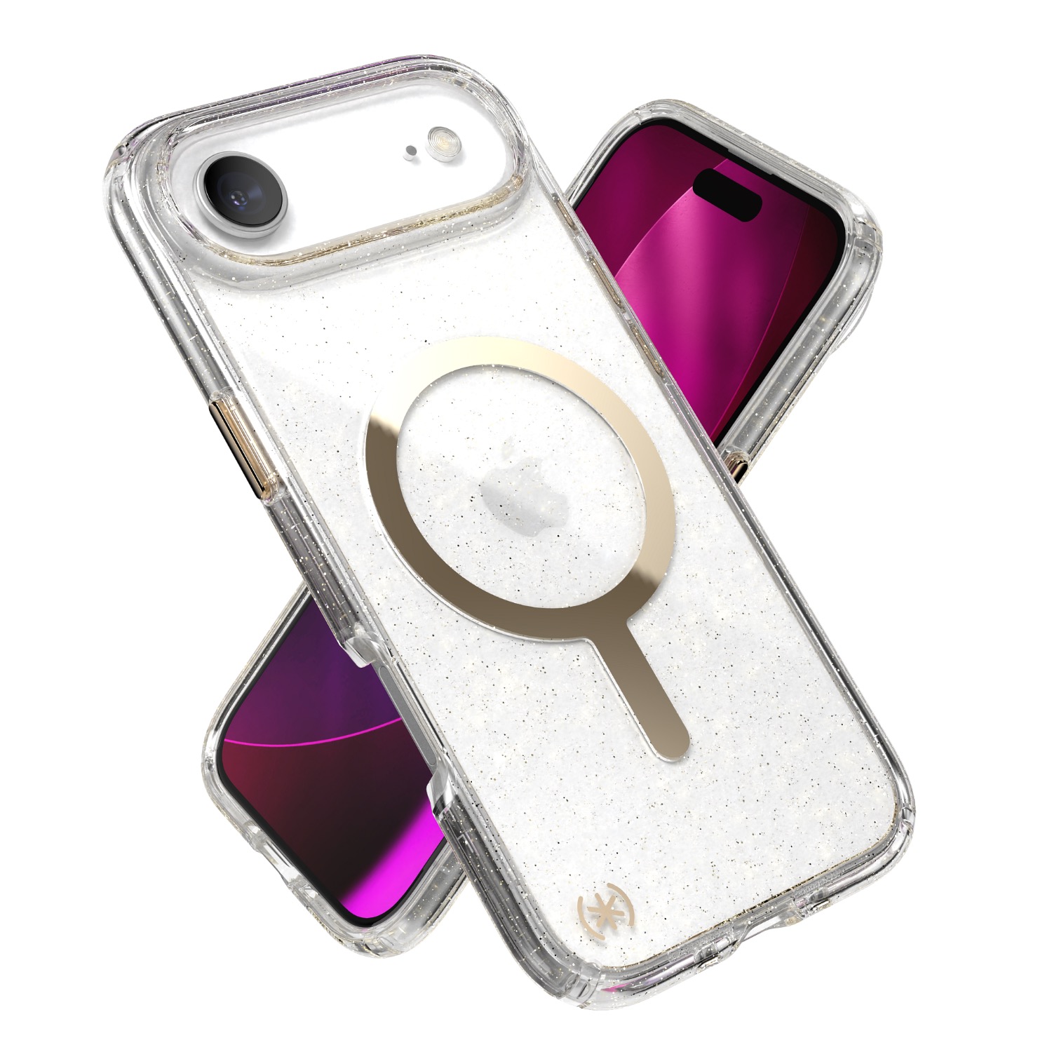 Speck Presidio Lux MagSafe Case - Apple iPhone Air - Gold Glitter - Image 19
