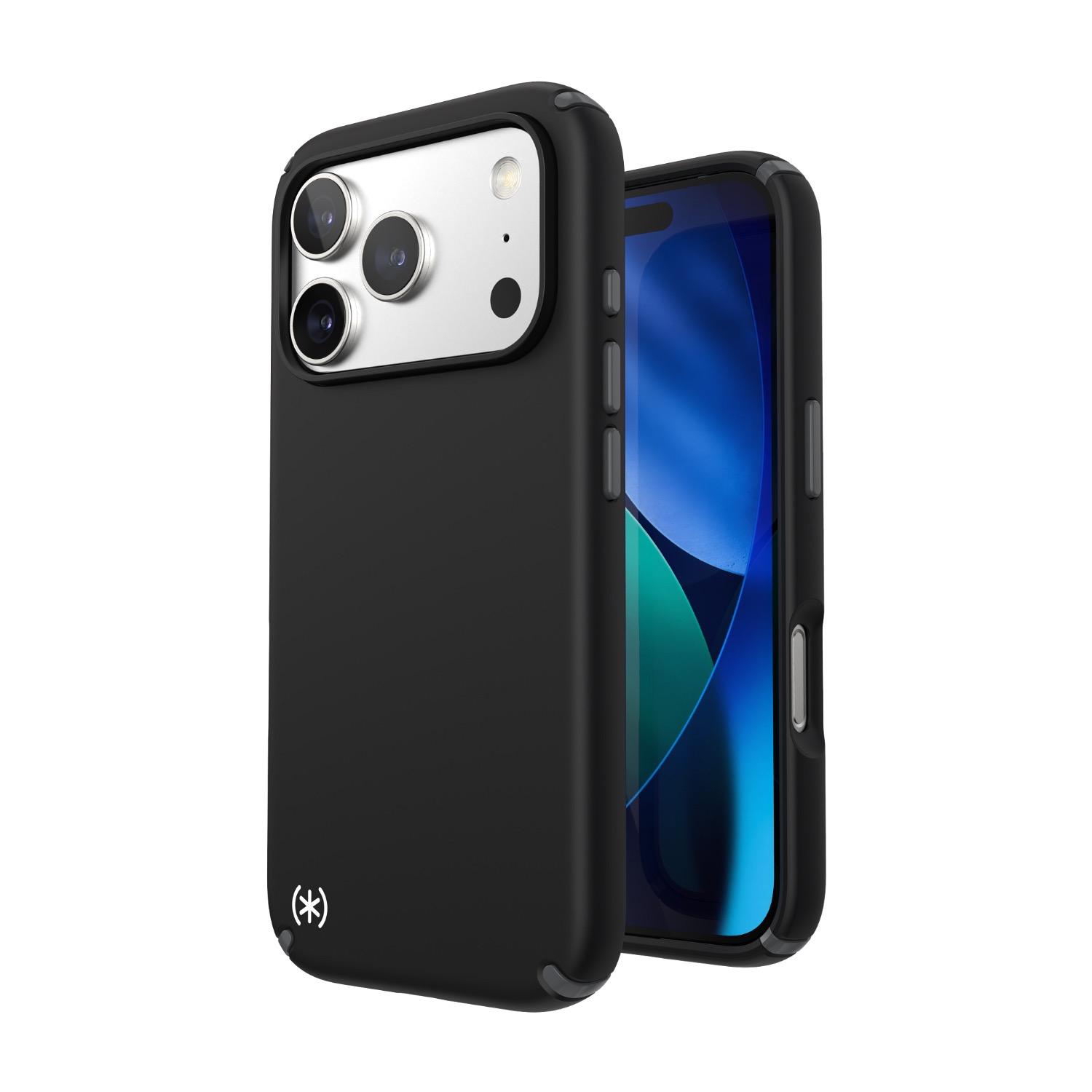 Speck Presidio2 Pro MagSafe Case - Apple iPhone 17 Pro - Black & Slate Grey - Image 29