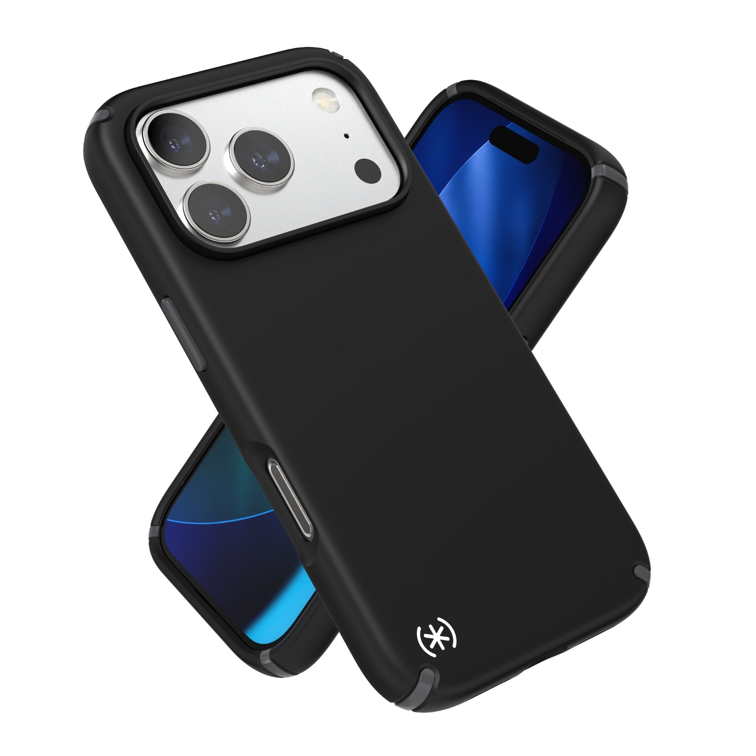 Speck Presidio2 Pro MagSafe Case - Apple iPhone 17 Pro - Black & Slate Grey - Image 30