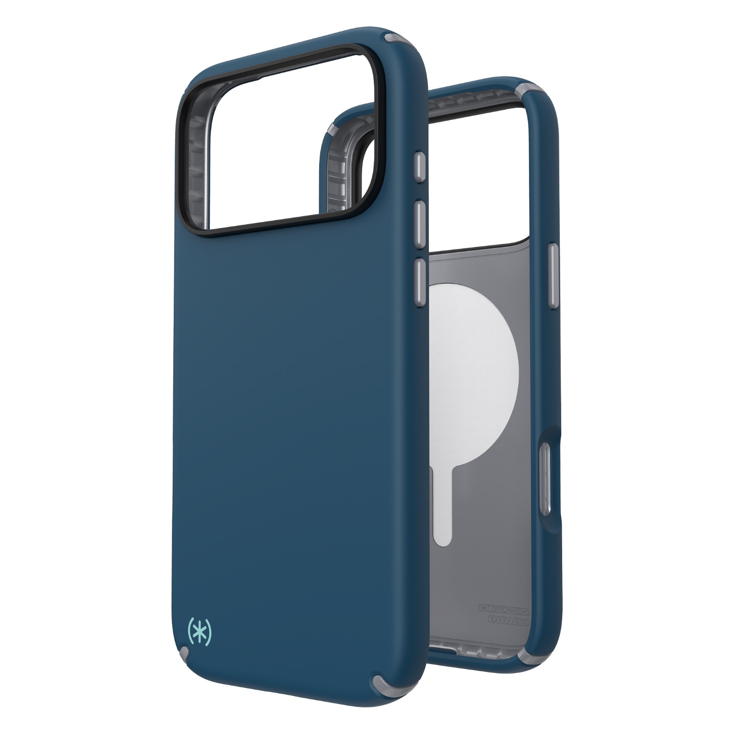 Speck Presidio2 Pro MagSafe Case - Apple iPhone 17 Pro Max - Blue & Silver - Image 14