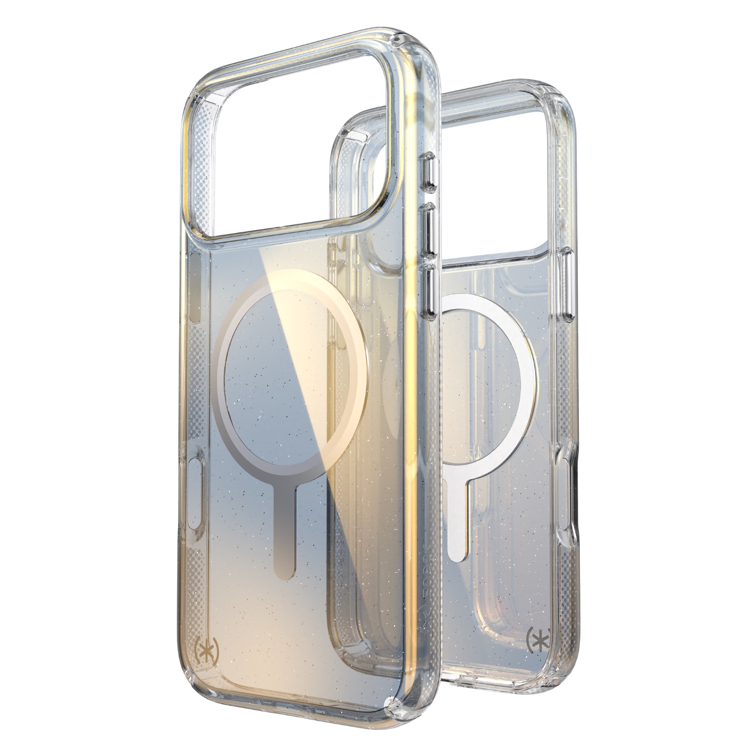 Speck Presidio Lux MagSafe Case - Apple iPhone 17 Pro Max - Silver Glitter - Image 14