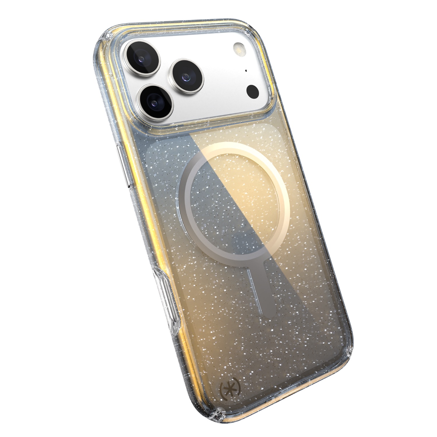 Speck Presidio Lux MagSafe Case - Apple iPhone 17 Pro Max - Silver Glitter - Image 39