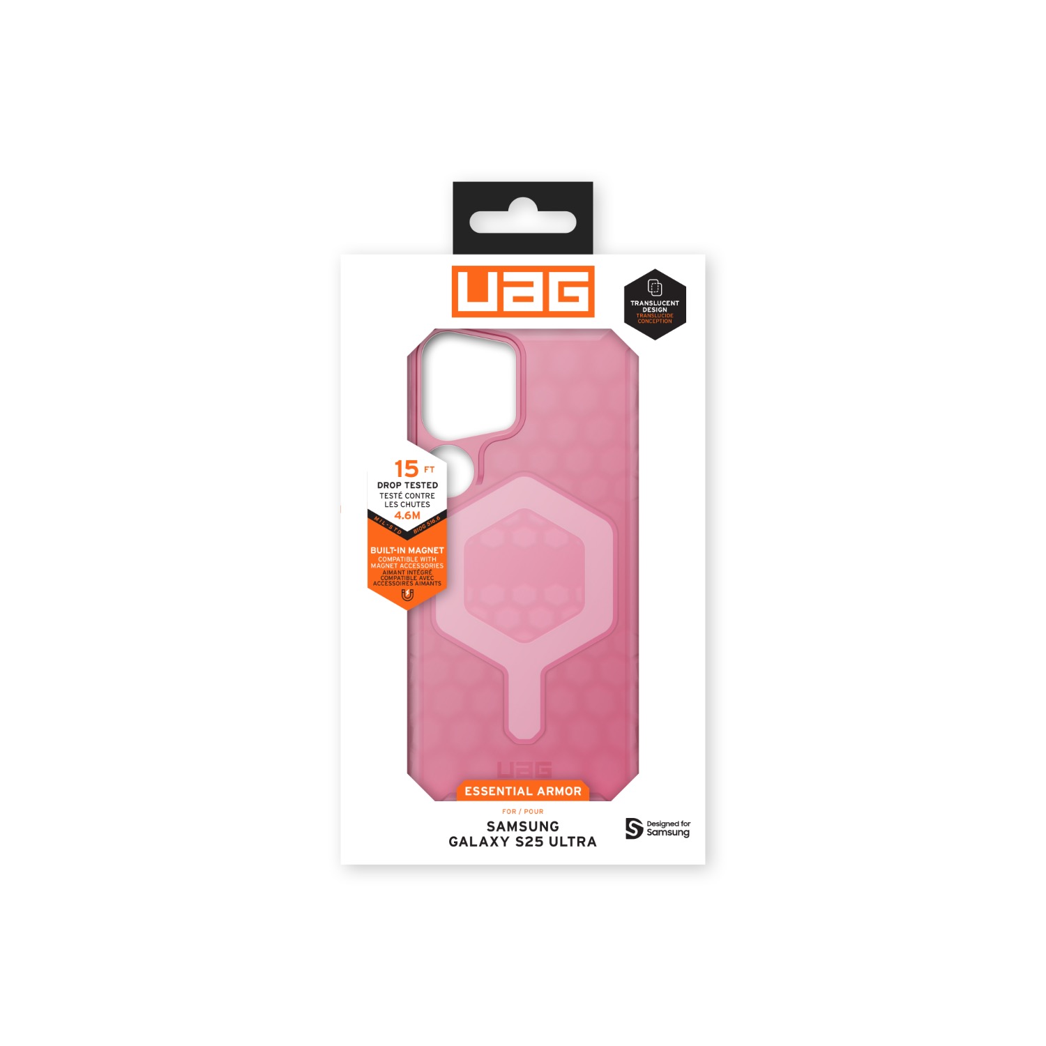 UAG Essential Armor Magsafe Case - Samsung Galaxy S25 Ultra - Berry - Image 131