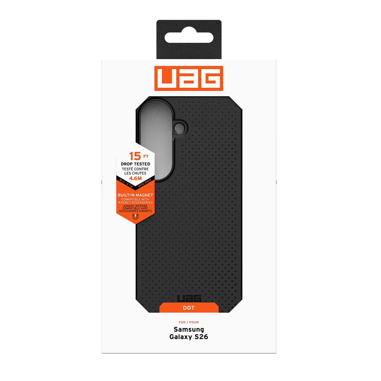 UAG Dot Magnetic Case - Samsung Galaxy S26 - Black - Image 10