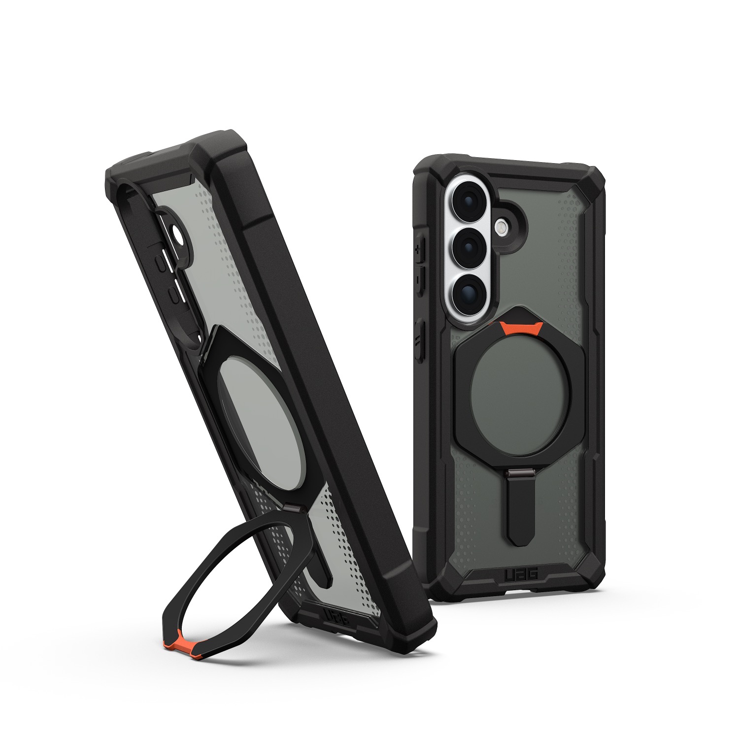 UAG Plasma XTE Magnetic Case - Samsung Galaxy S26 - Black & Orange - Image 18
