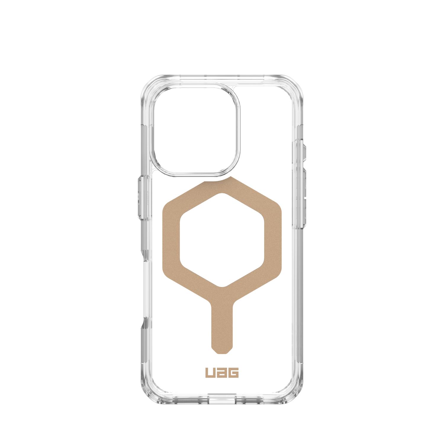 UAG Plyo Magsafe Case - Apple iPhone 16 Pro - Ice & Gold - Image 21