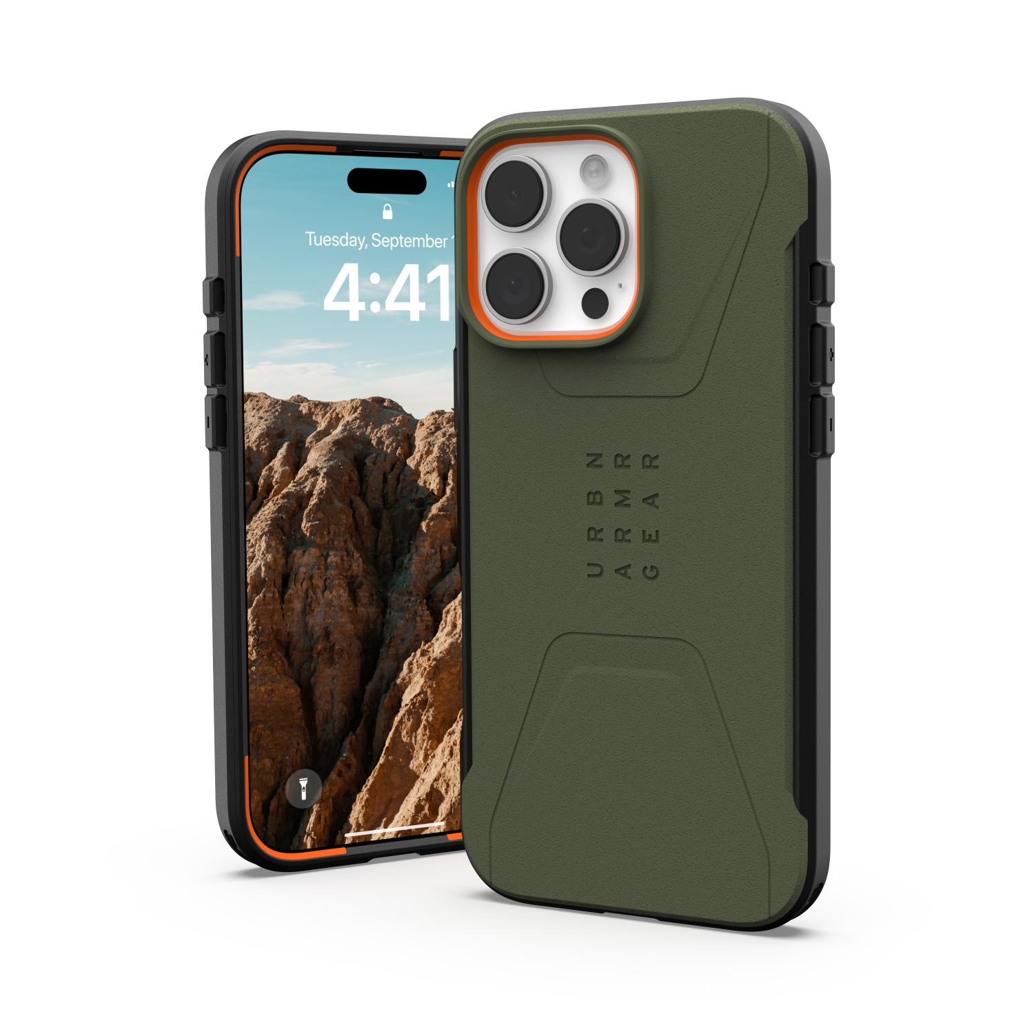 UAG Civilian Magsafe Case - Apple iPhone 16 Pro Max - Olive Drab - Image 29