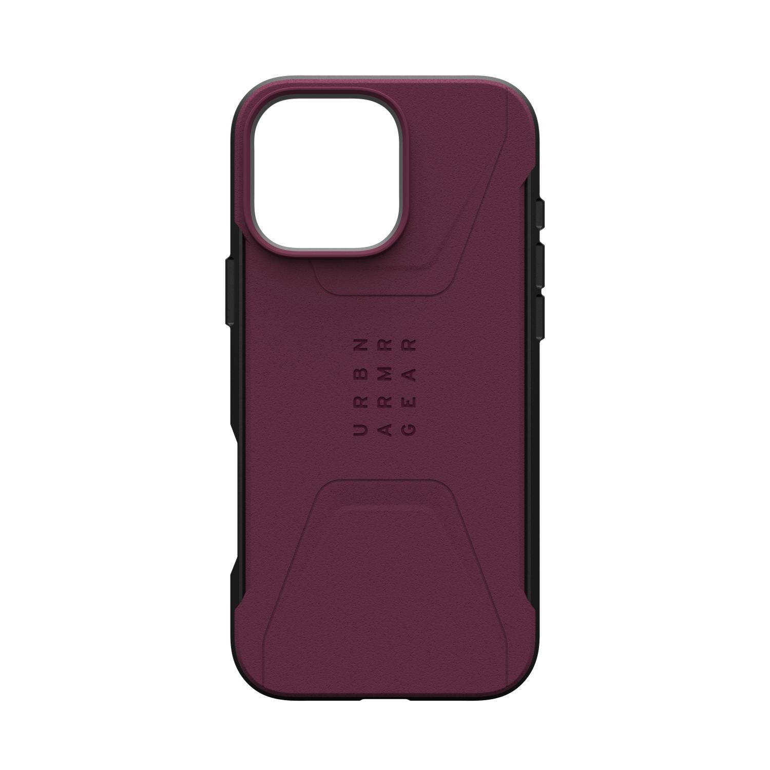 UAG Civilian Magsafe Case - Apple iPhone 16 Pro Max - Bordeaux - Image 18