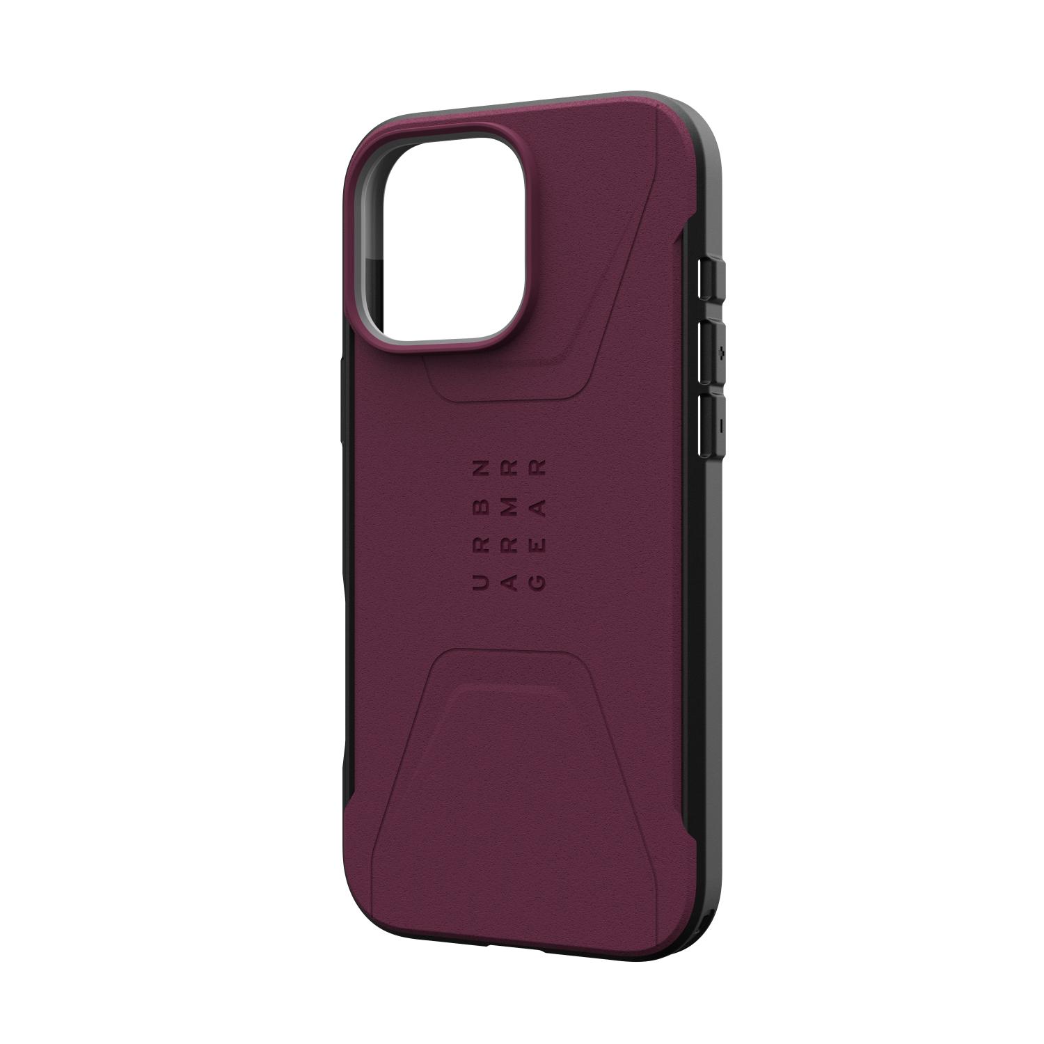 UAG Civilian Magsafe Case - Apple iPhone 16 Pro Max - Bordeaux - Image 19