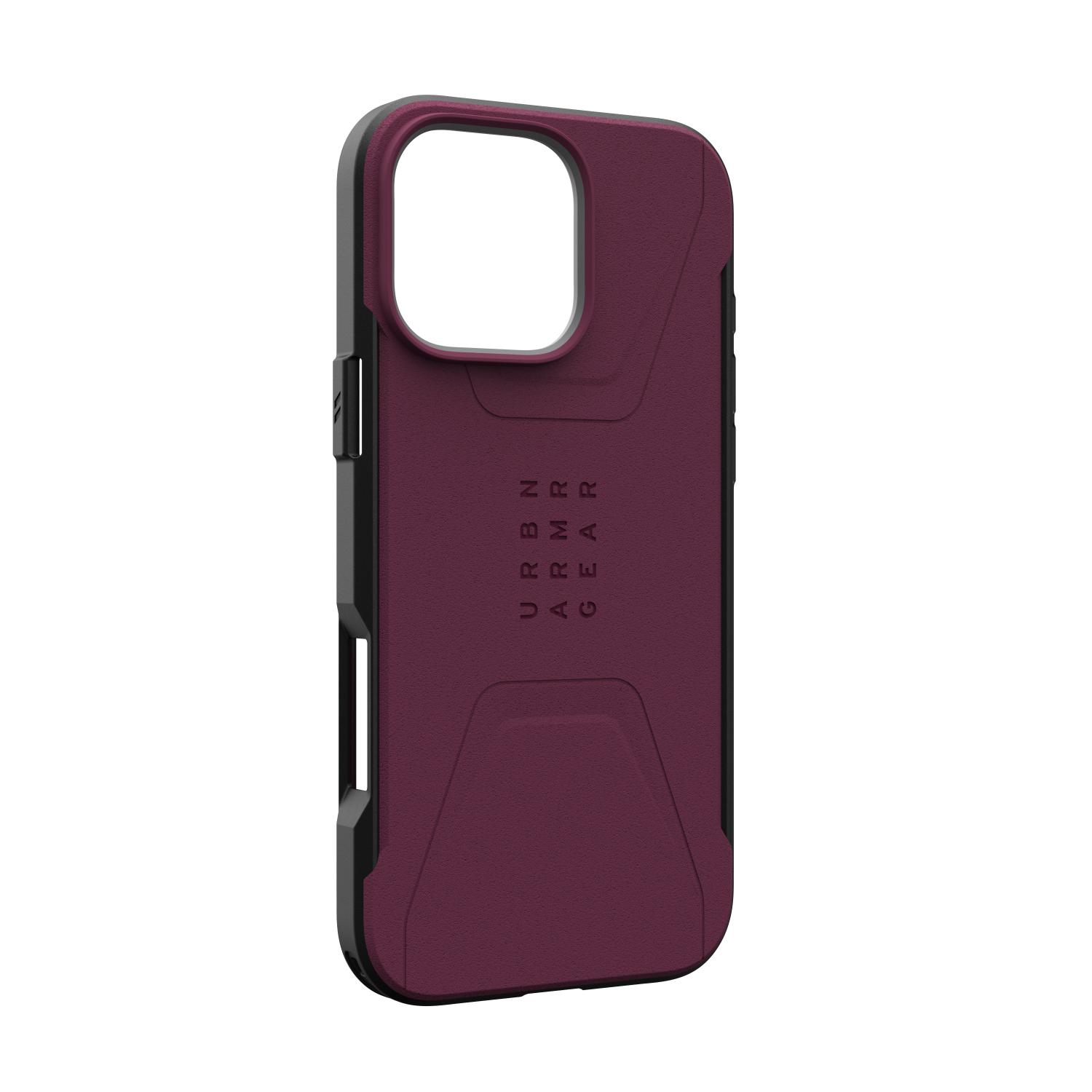 UAG Civilian Magsafe Case - Apple iPhone 16 Pro Max - Bordeaux - Image 20