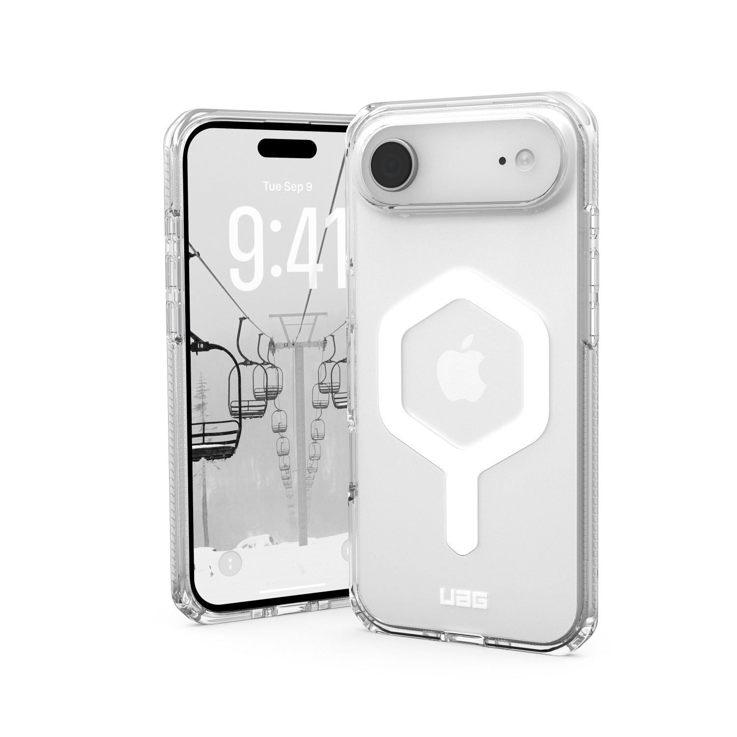 UAG Plyo Magsafe Case - Apple iPhone 17 Air - Ice & White - Image 97