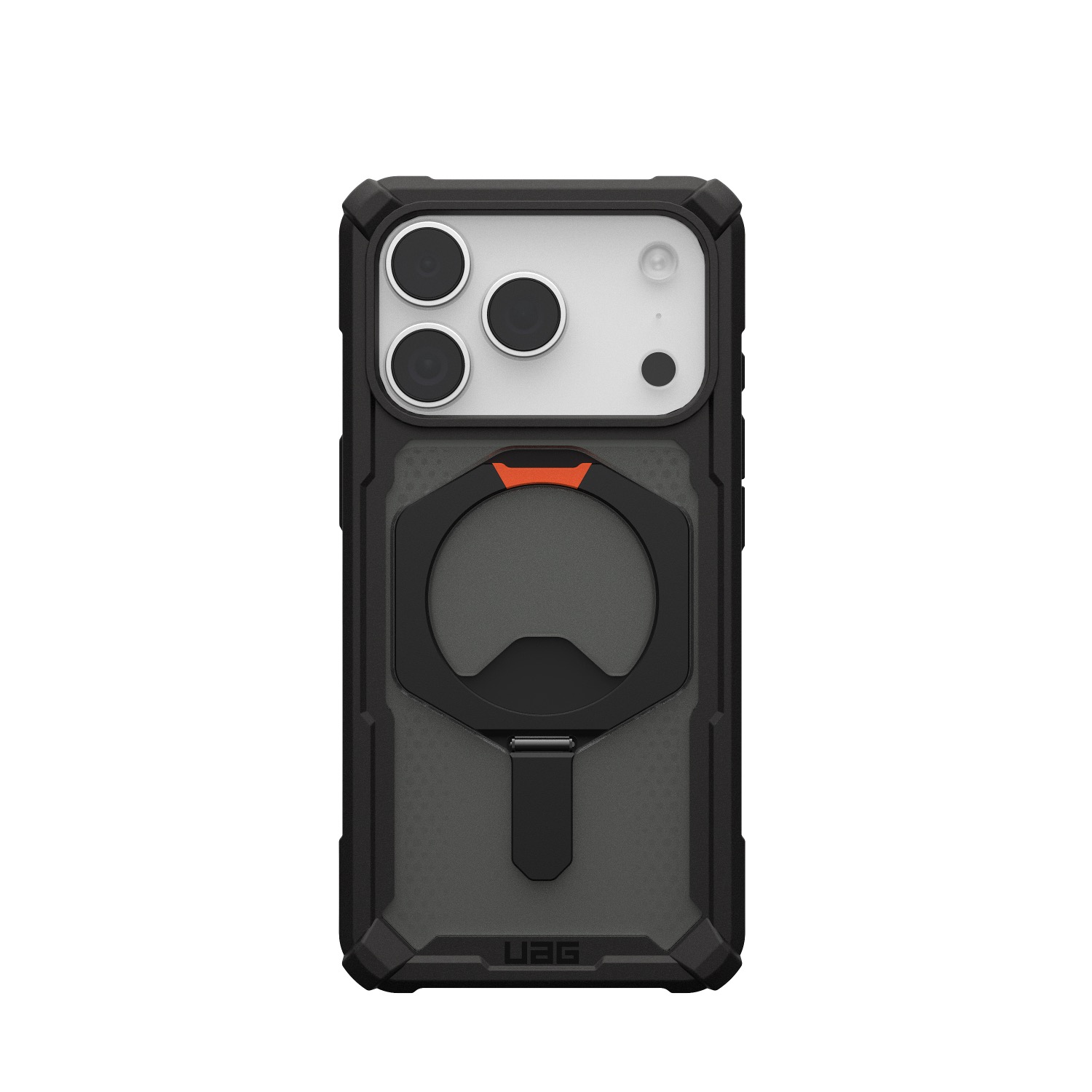 UAG Plasma XTE MagSafe Case - Apple iPhone 17 Pro - Black & Orange - Image 95