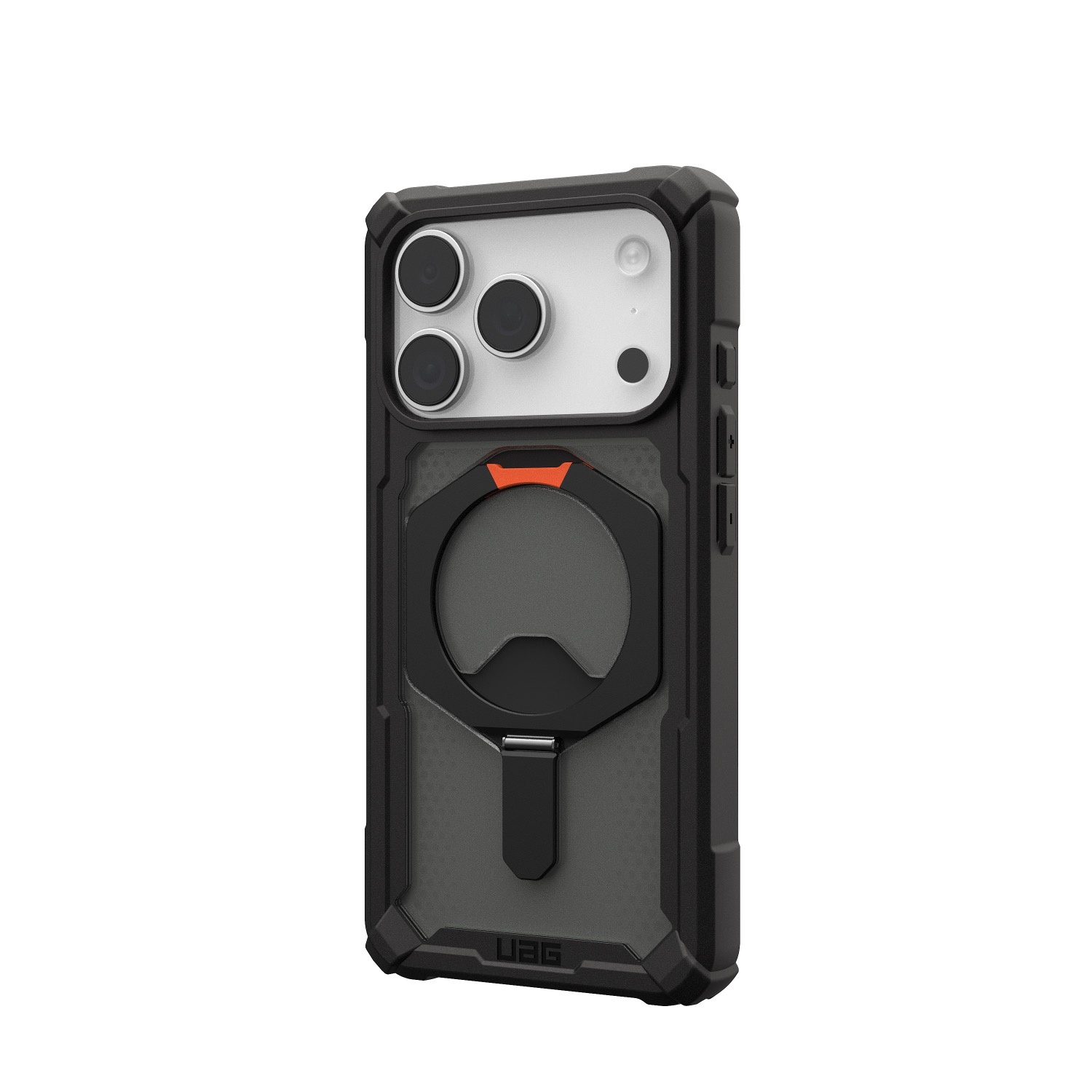 UAG Plasma XTE MagSafe Case - Apple iPhone 17 Pro - Black & Orange - Image 64