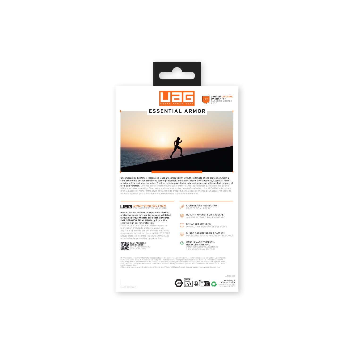 UAG Essential Armor Magsafe Case - Apple iPhone 17 Pro Max - Black - Image 121
