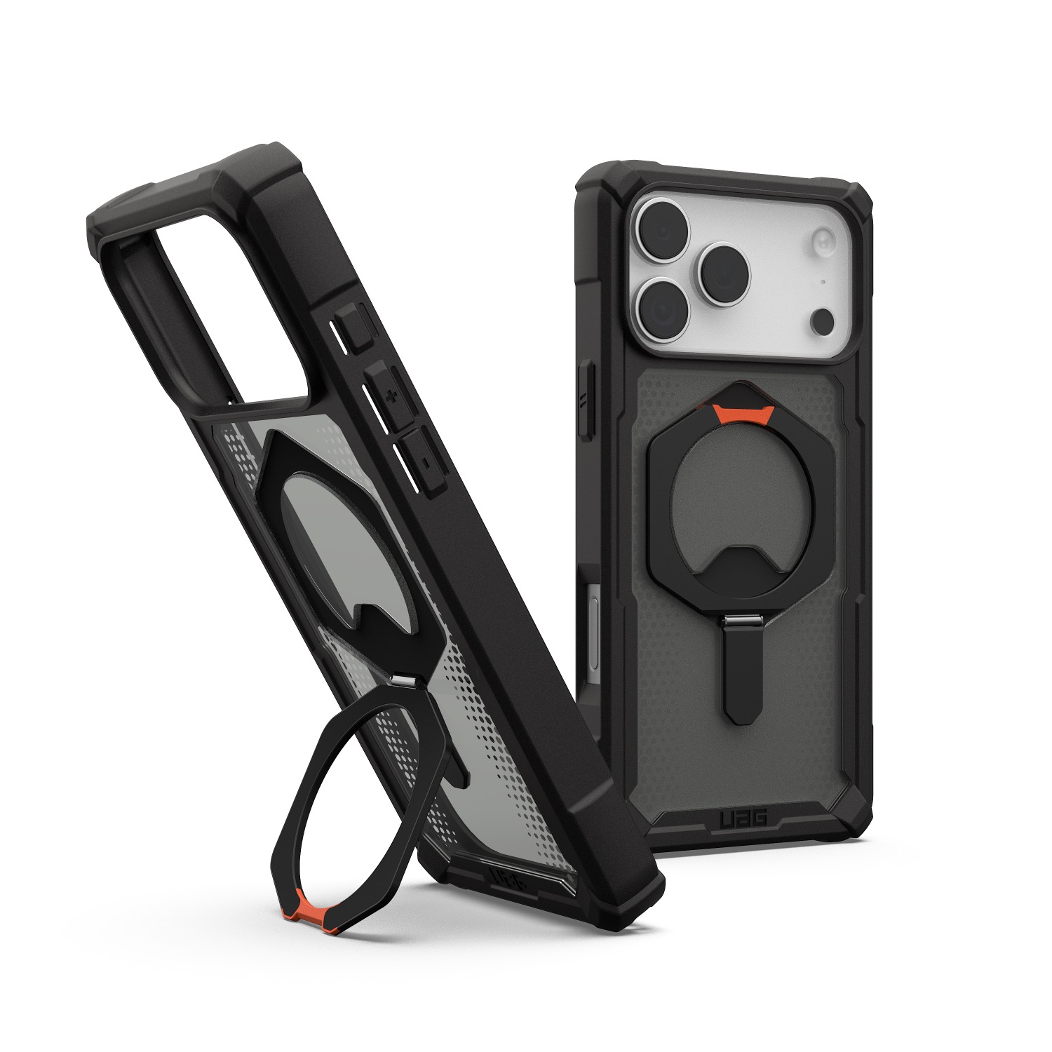 UAG Plasma XTE MagSafe Case - Apple iPhone 17 Pro Max - Black & Orange - Image 98