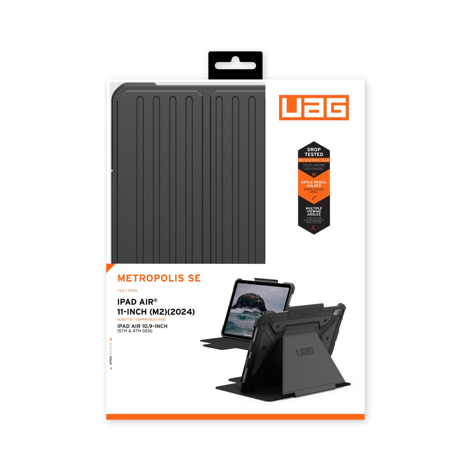 UAG Metropolis SE Tablet Case - Apple iPad Air 11(2025) / Air 11 (2024) - Black - Image 77