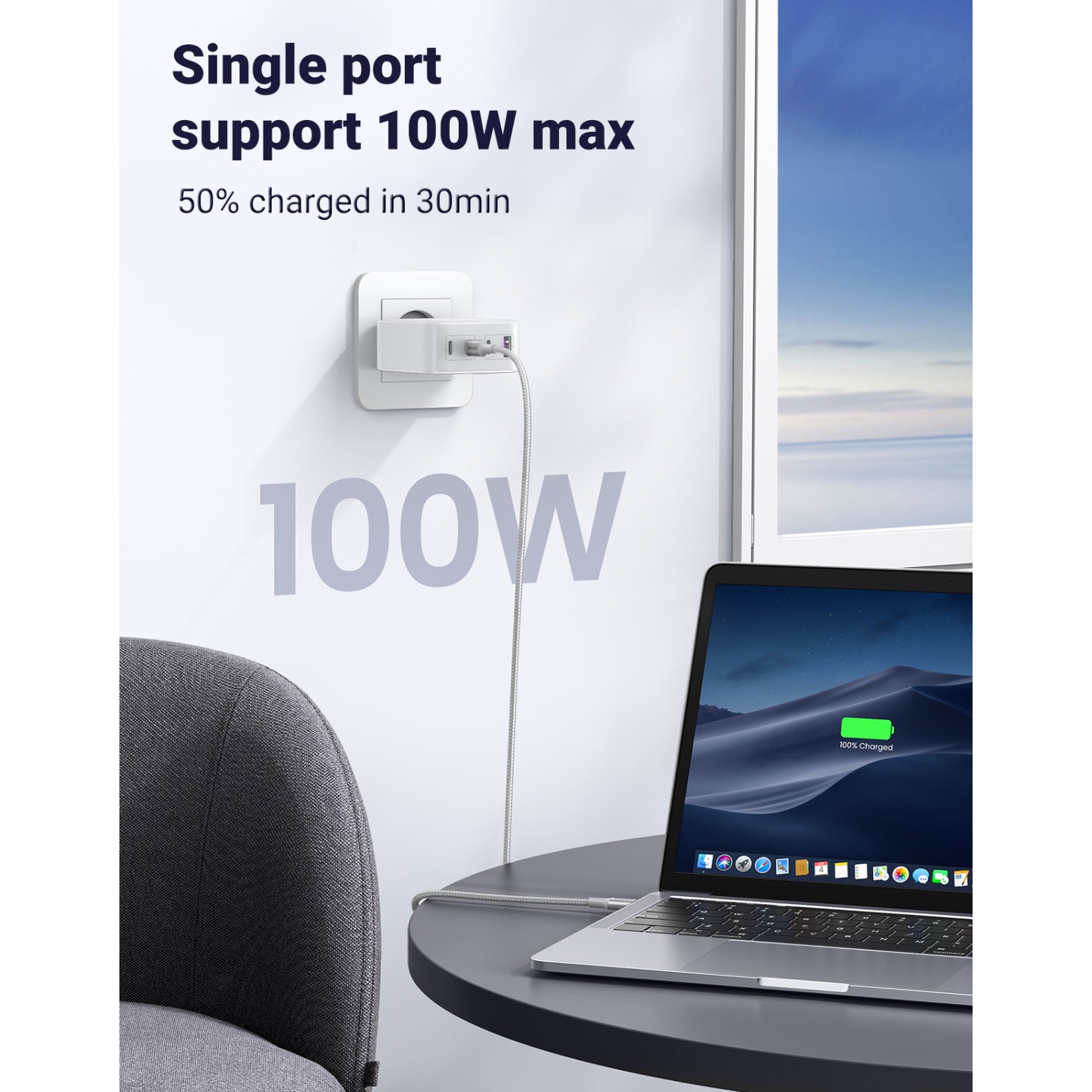 UGREEN 4 Port GaN PD Home Charger - 100W - Image 20