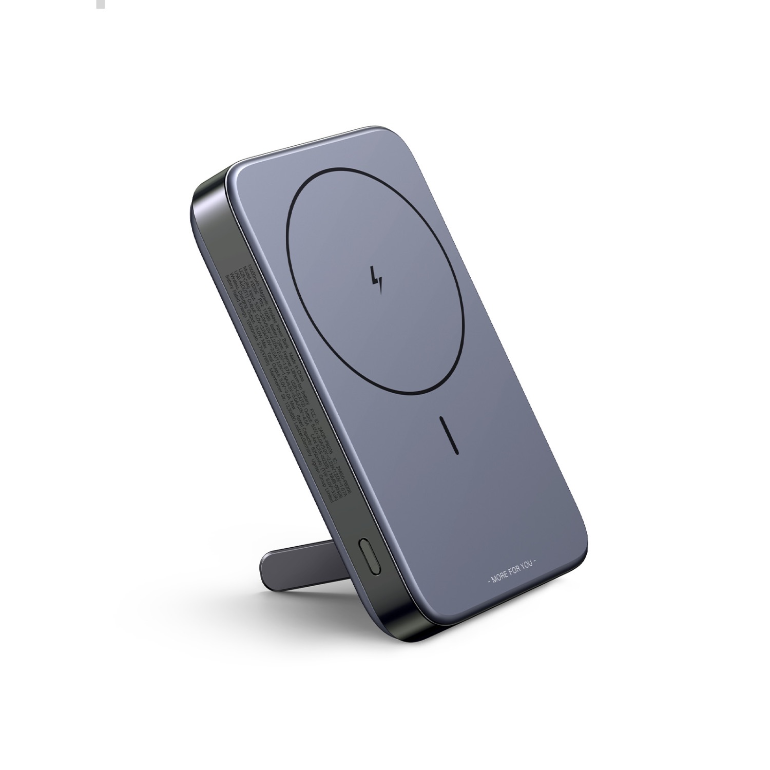 UGREEN Magnetic Wireless Power Bank With Kickstand 10000mAh - Grey - Image 101