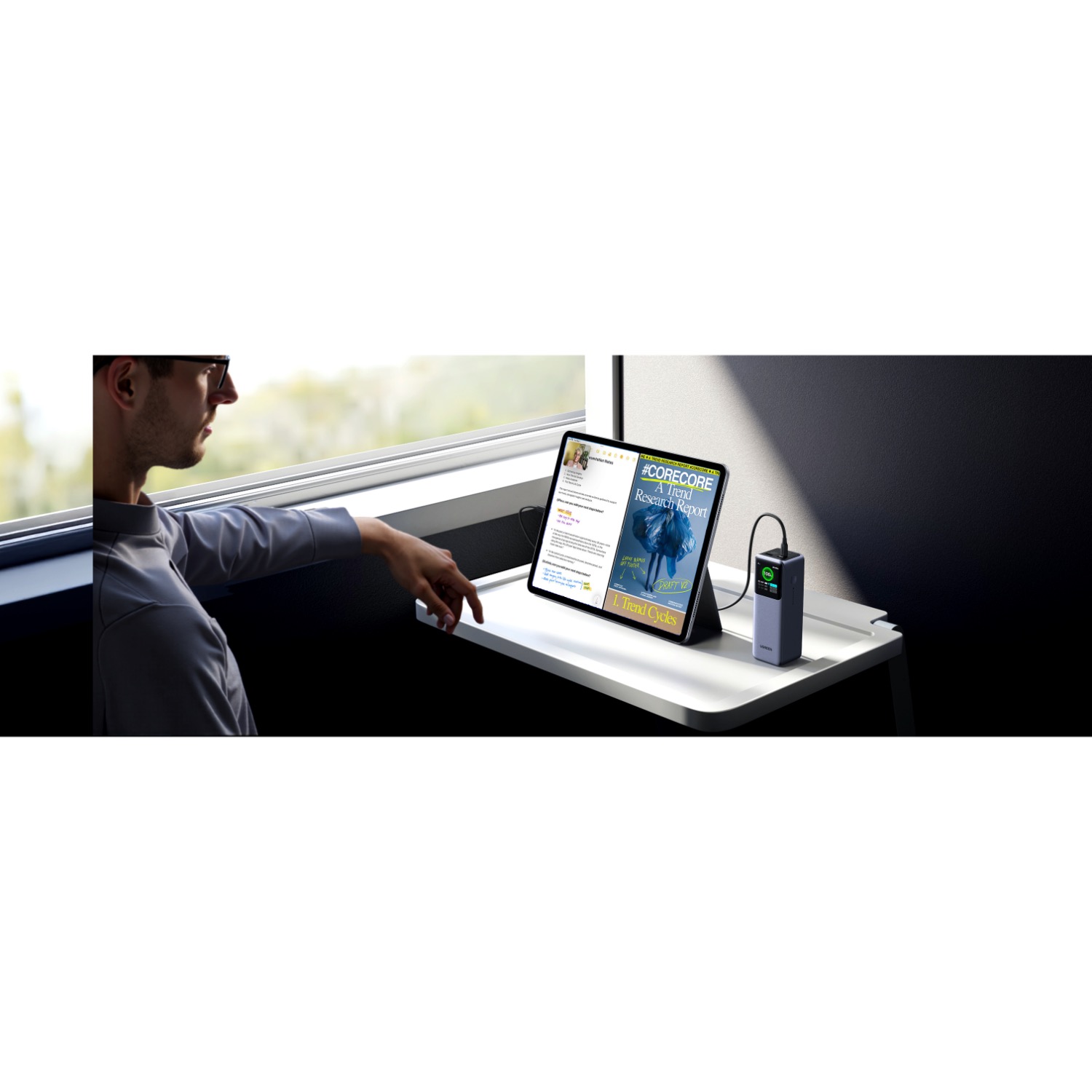 UGREEN Fast Charging Power Bank 25000mAh 200W - Grey - Image 64