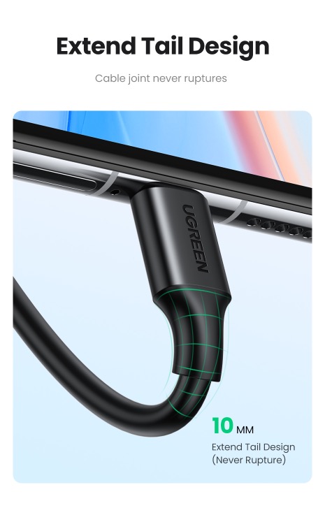 UGREEN USB To Type-C Cable 2 Metre - Black - Image 64