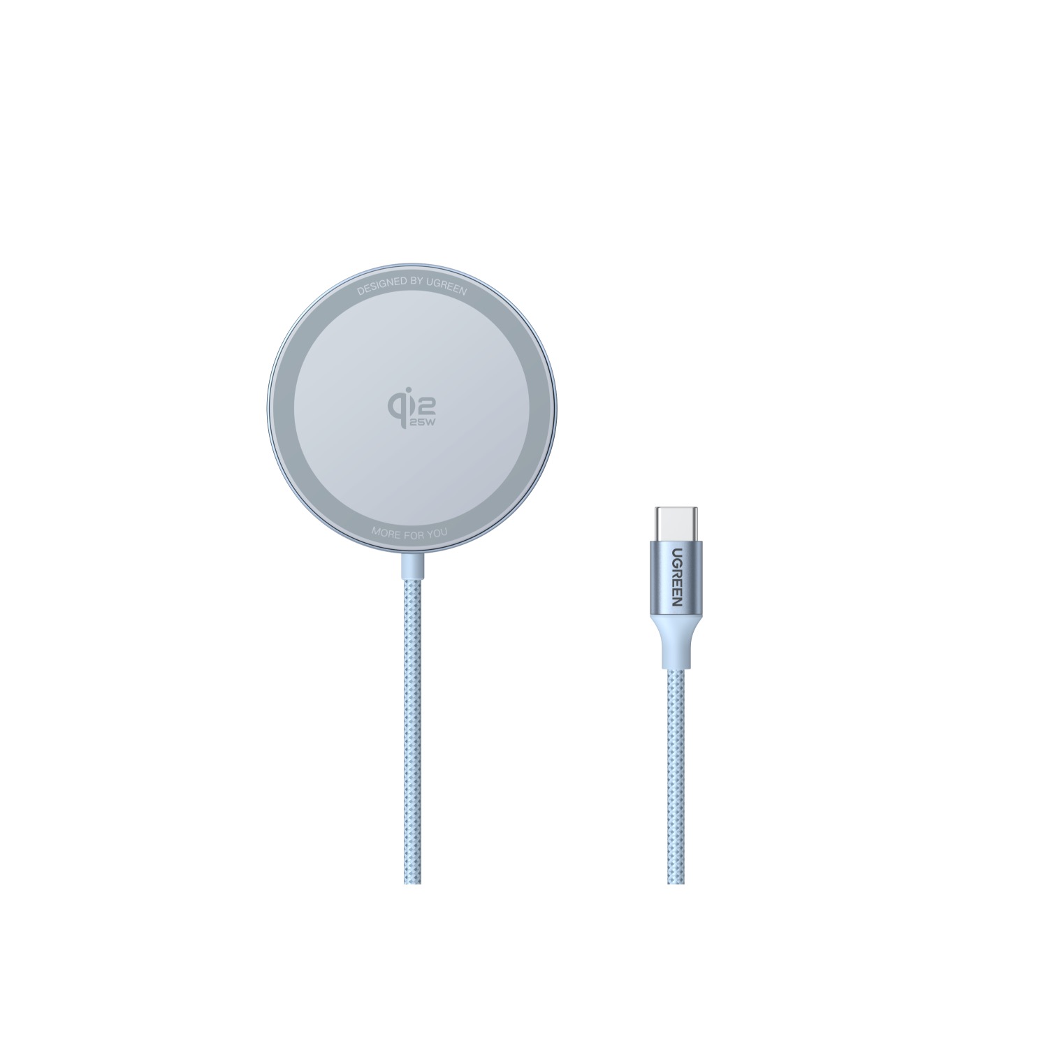 UGREEN Magnetic Wireless Charger 25W - Silver - Image 17