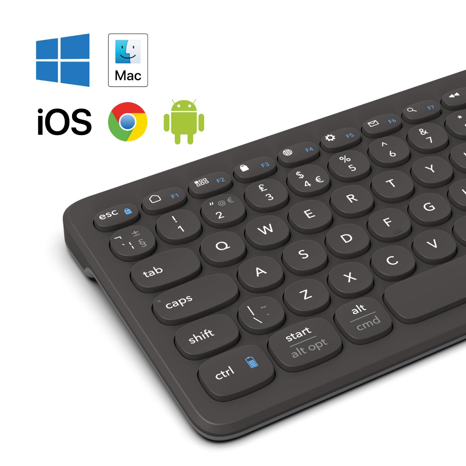ZAGG Pro Wireless Keyboard 17-Inch - Grey - Image 74