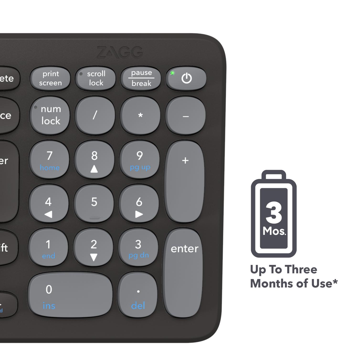 ZAGG Pro Wireless Keyboard 15-Inch - Grey - Image 85