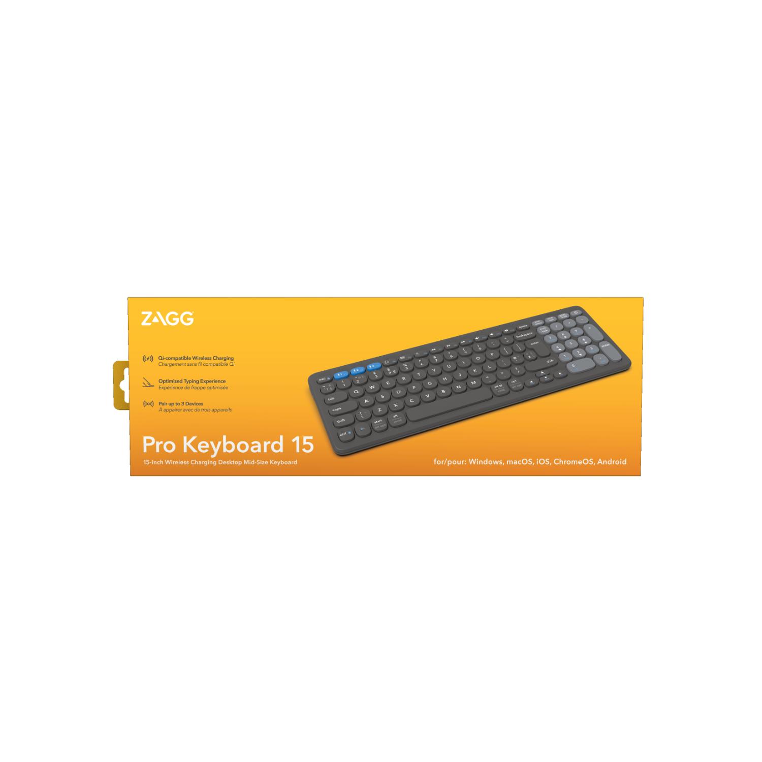 ZAGG Pro Wireless Keyboard 15-Inch - Grey - Image 66