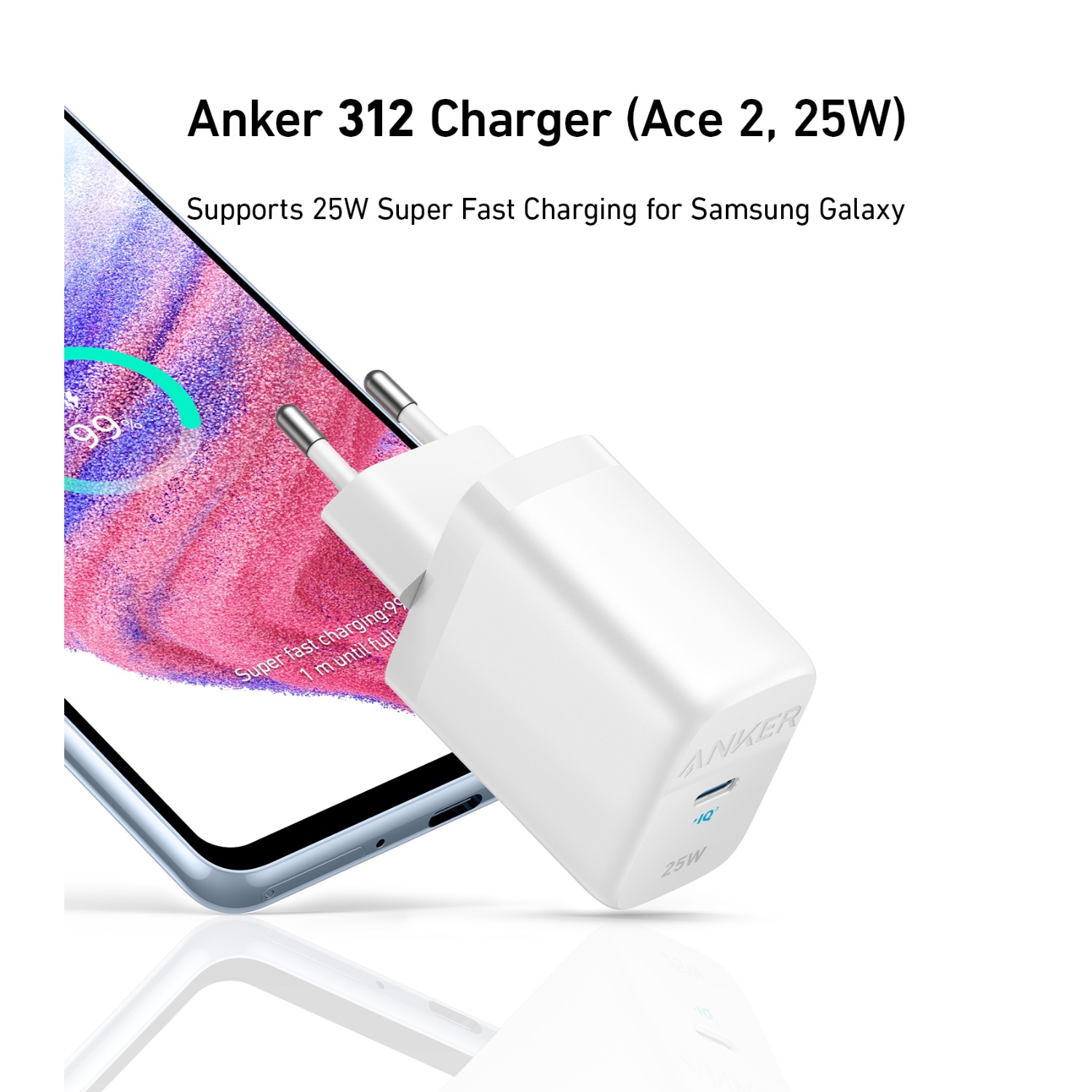 Anker 312 Fast Charger 25W - Black - Image 95