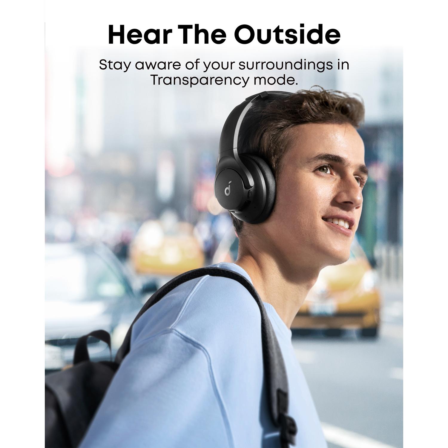 soundcore Q20i Hybrid Active Noise Cancelling Headphones - Black - Image 77