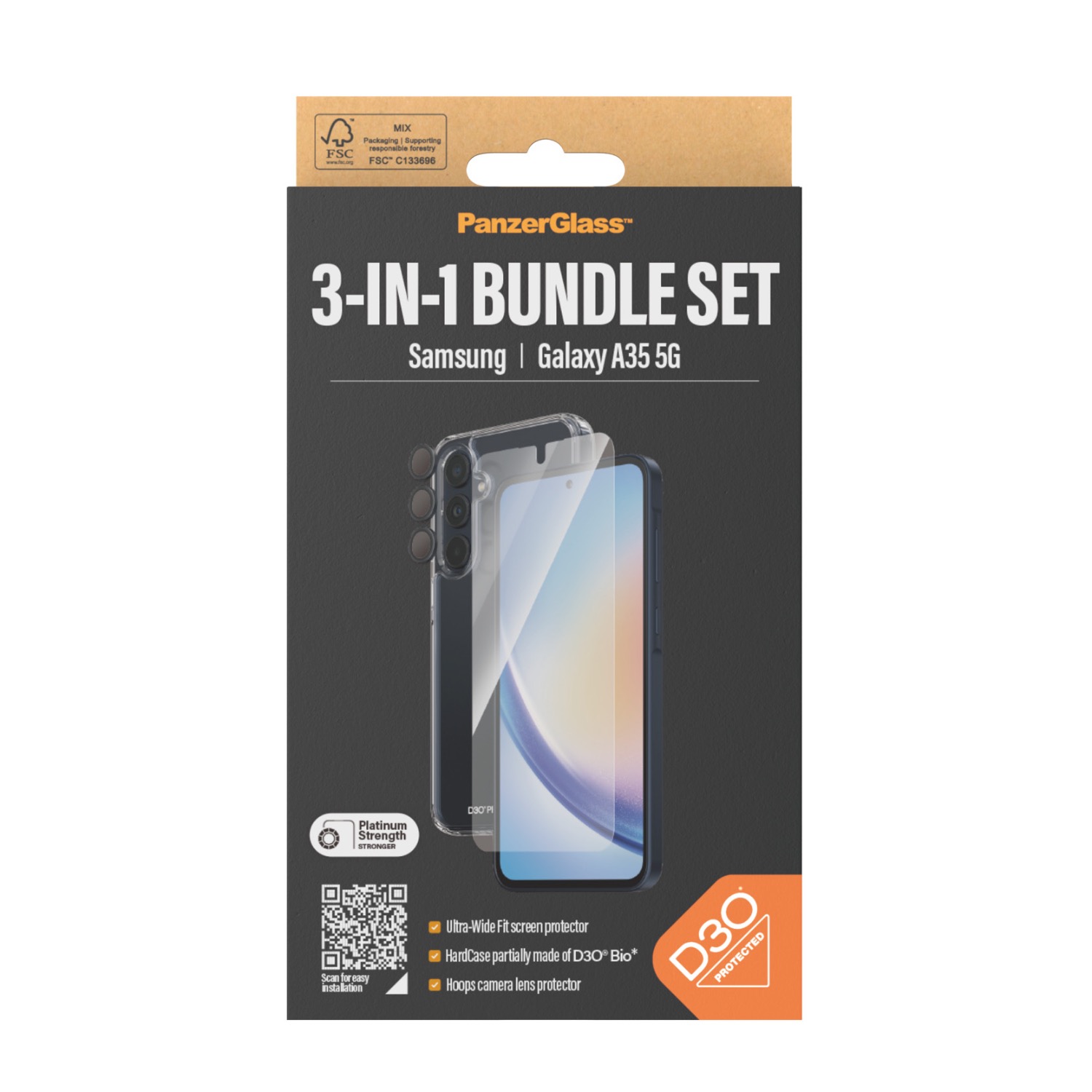 PanzerGlass 3-In-1 Protection Bundle - Samsung Galaxy A35 5G - Image 16
