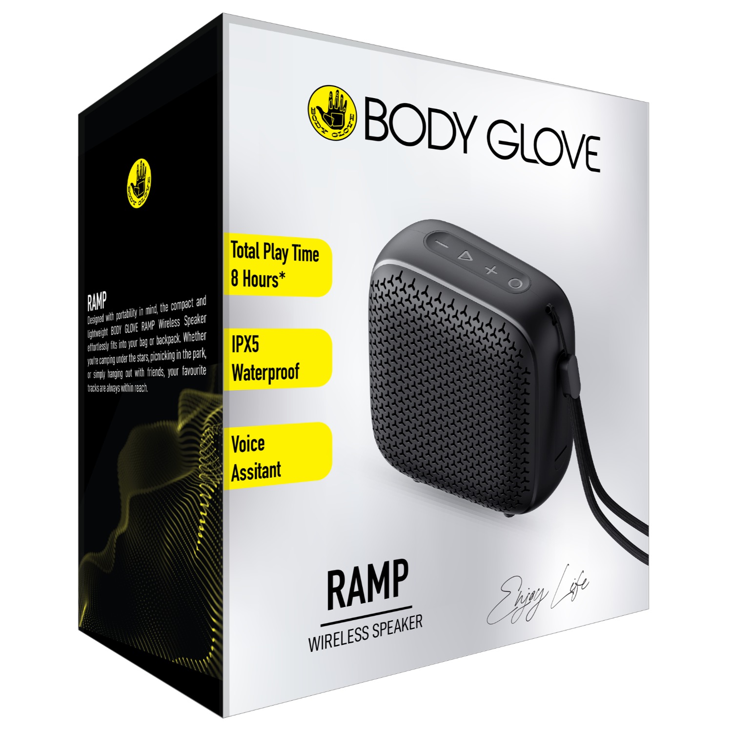 Body Glove RAMP Wireless Speaker - Black - Image 30