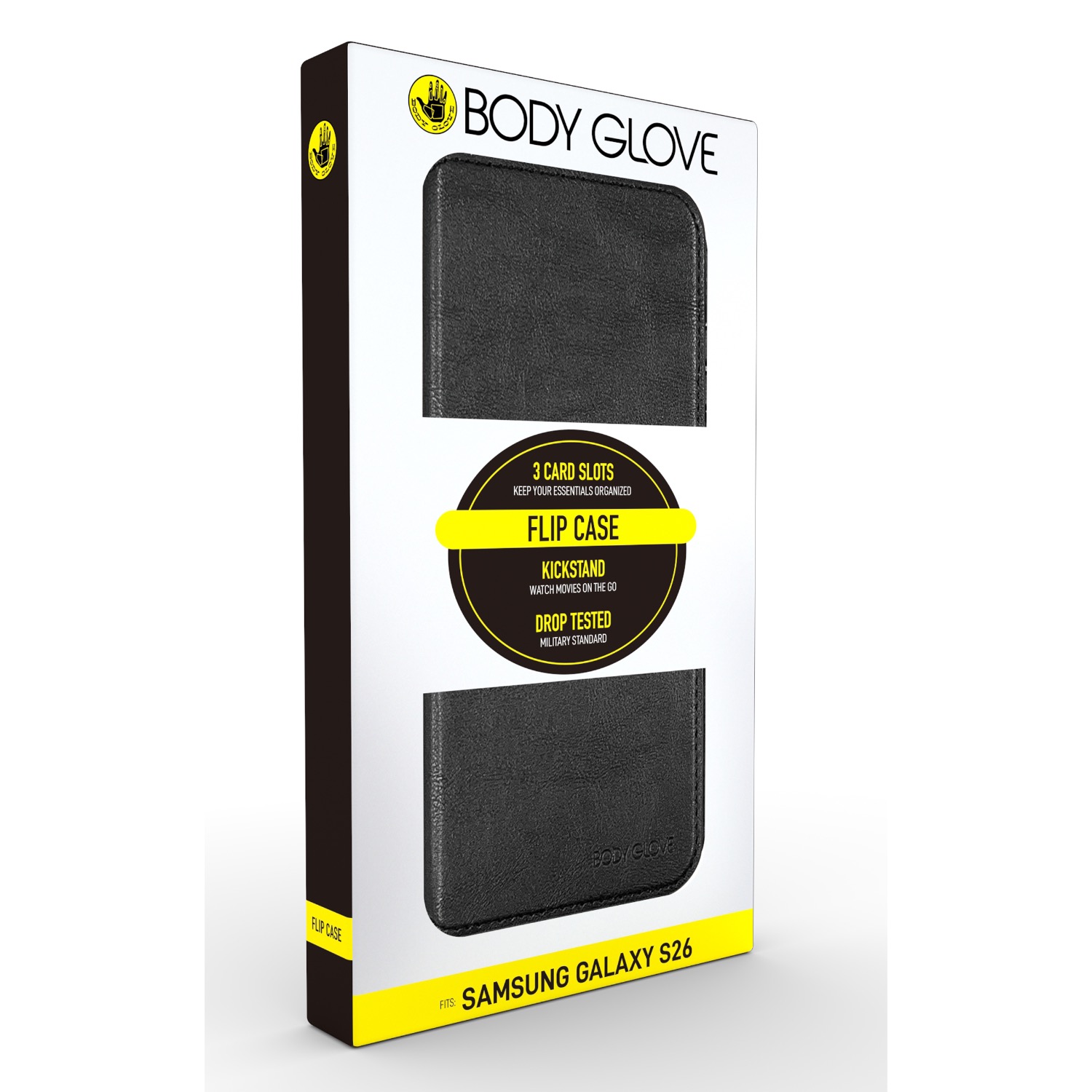 Body Glove Flip Series - Samsung Galaxy S26 - Black - Image 4