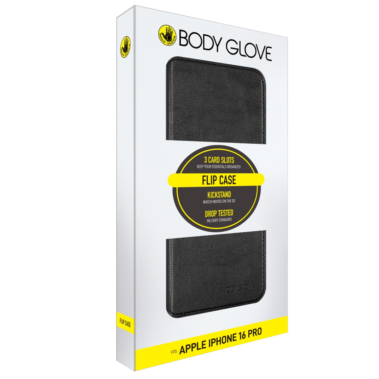 Body Glove Flip Series - Apple iPhone 16 Pro - Black - Image 44