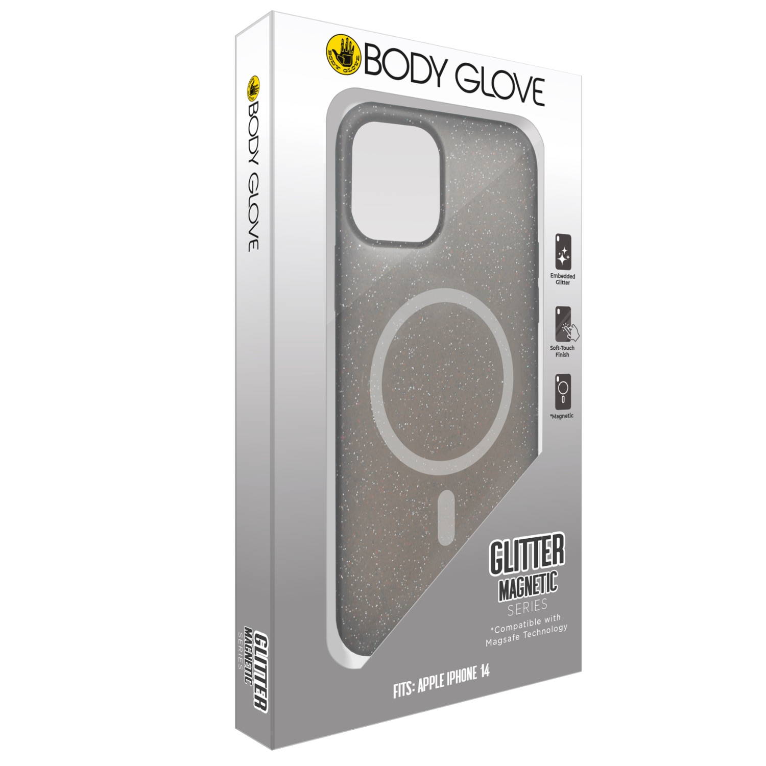 Body Glove Magnetic Glitter Silicone Case - Apple iPhone 14 - Image 35