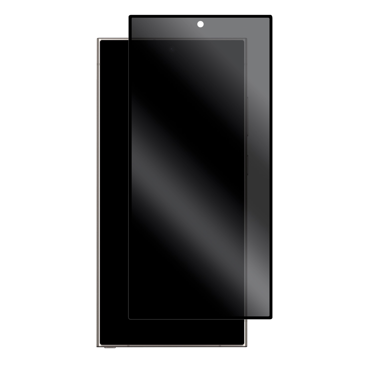 Body Glove Privacy Tempered Glass Screen Protector - Samsung Galaxy S25 Ultra - Black Border - Image 67