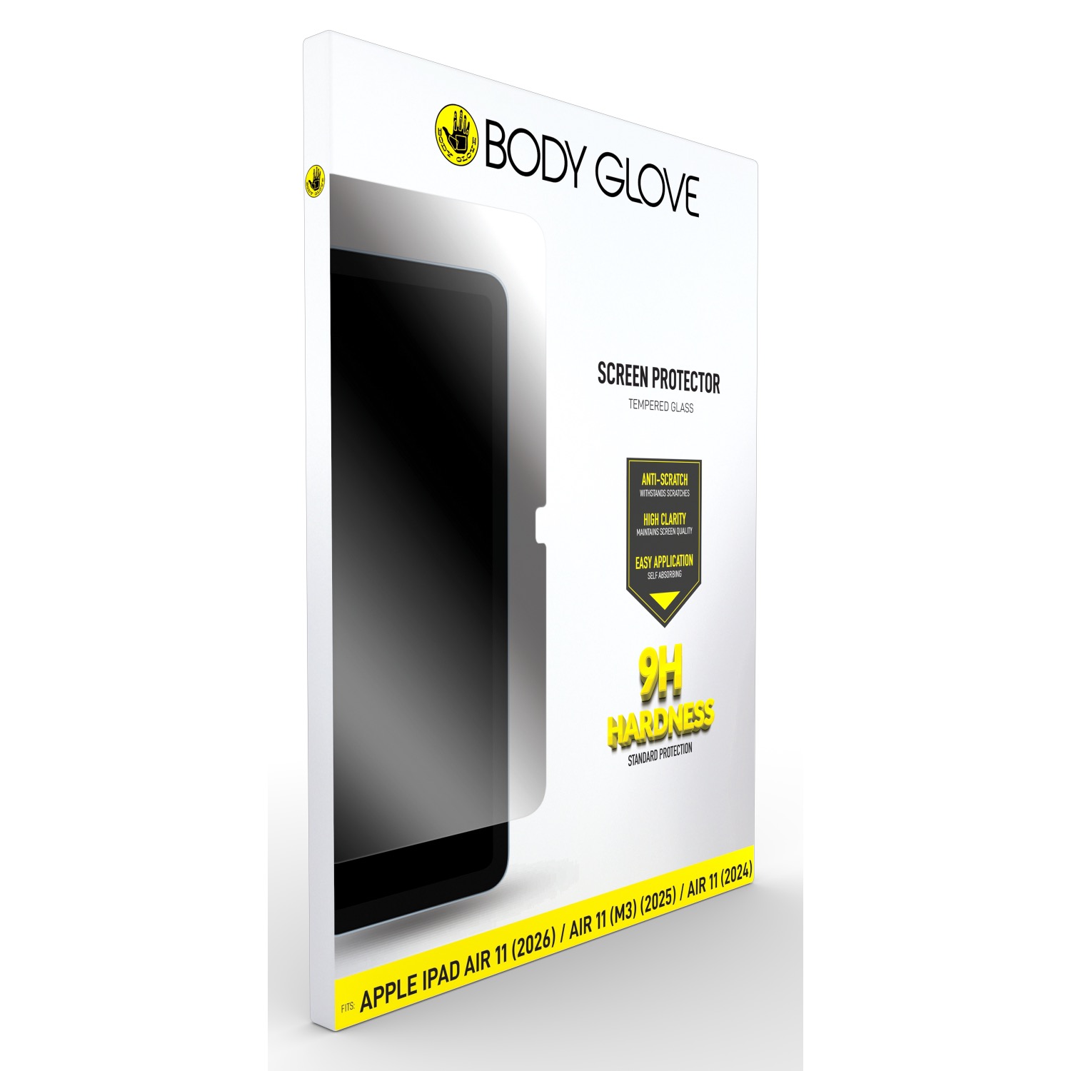Body Glove Tempered Glass Screen Protector - Apple iPad Air 11 (2025/2024) - Clear - Image 42
