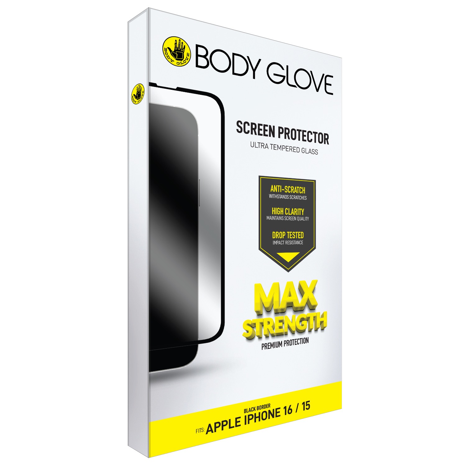 Body Glove Ultra Tempered Glass Screen Protector - Apple iPhone 15 - Image 60