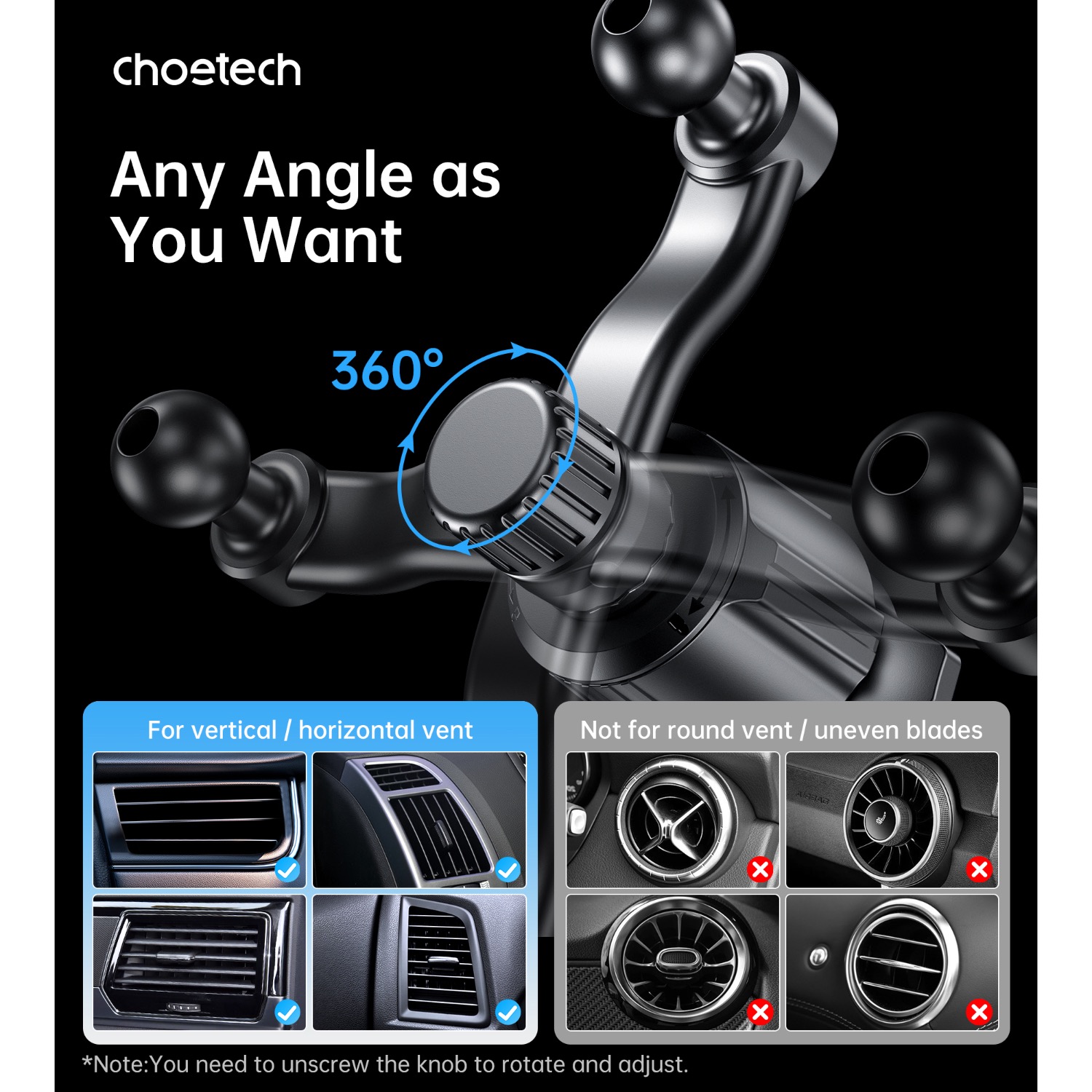 Choetech Magnetic Wireless Car Charger T231-F 15W - Black - Image 52