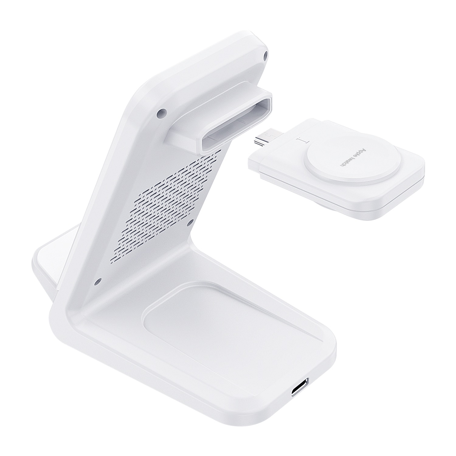Choetech Fast Wireless 4 In 1 Magnetic Charging Stand T608-F 15W - White - Image 105